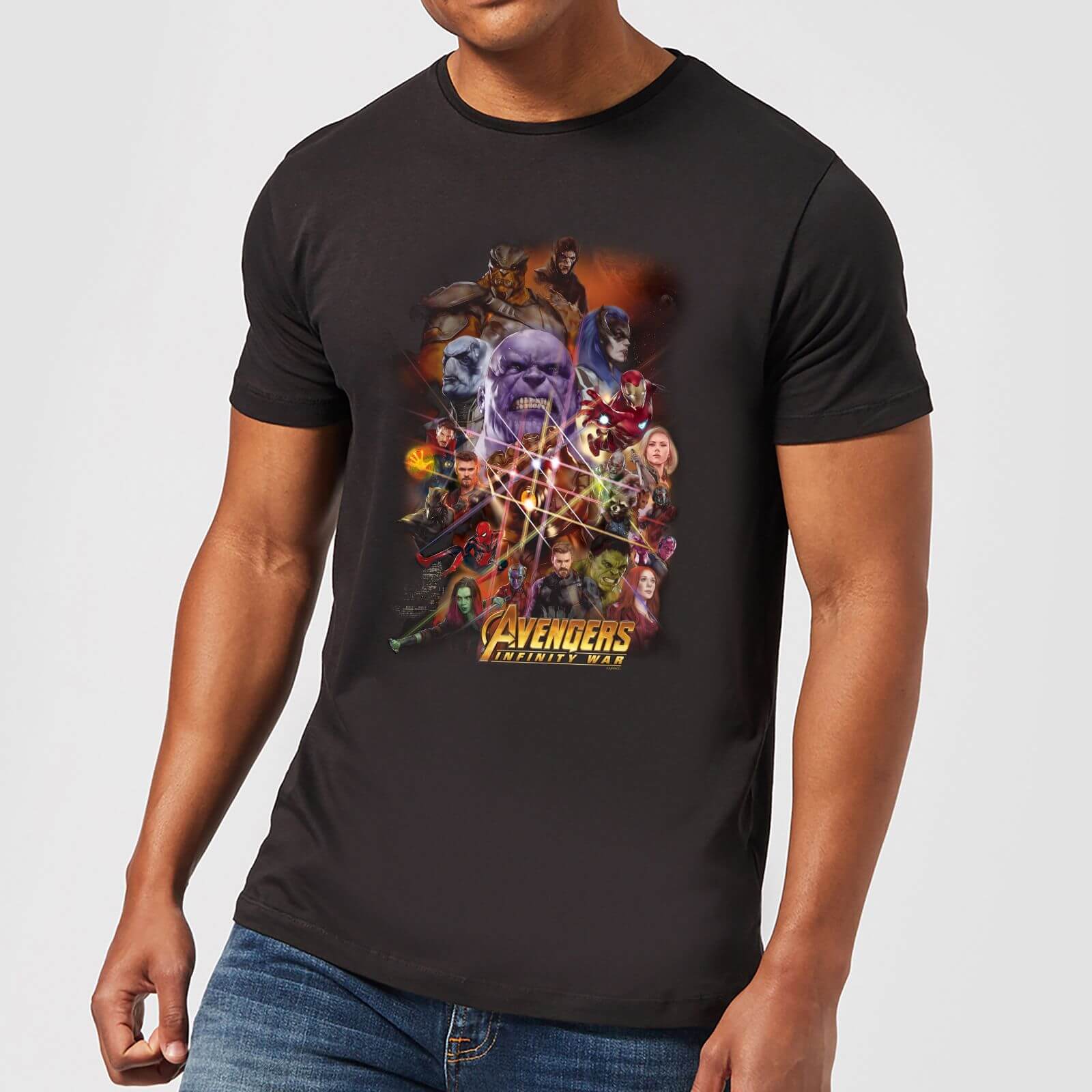 T-Shirt Avengers Team Portrait - Nero - Uomo - XS