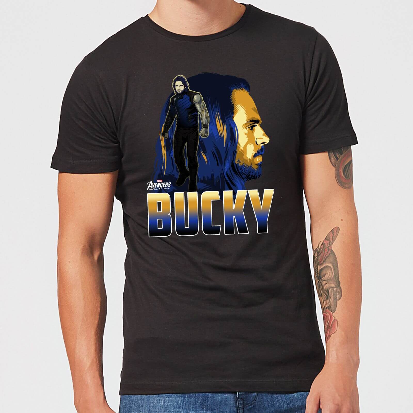 

T-Shirt Homme Bucky Avengers - Noir - L