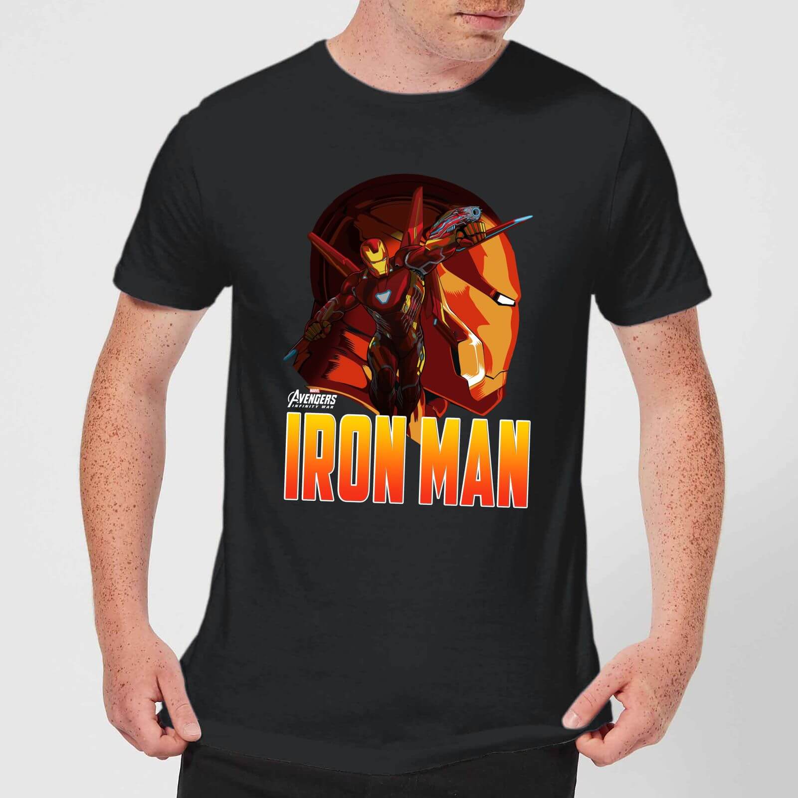 Avengers Iron Man Men's T-Shirt - Black - 3Xl