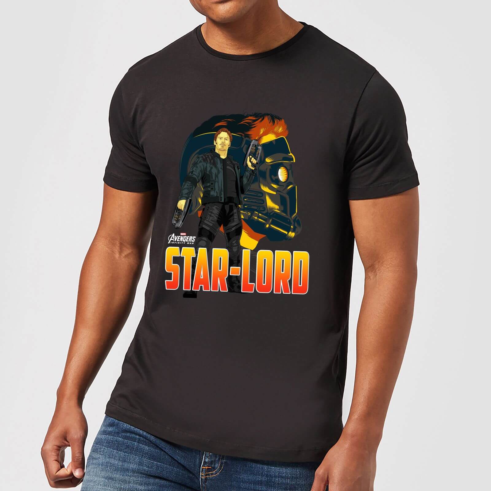 

T-Shirt Homme Star-Lord Avengers - Noir - M