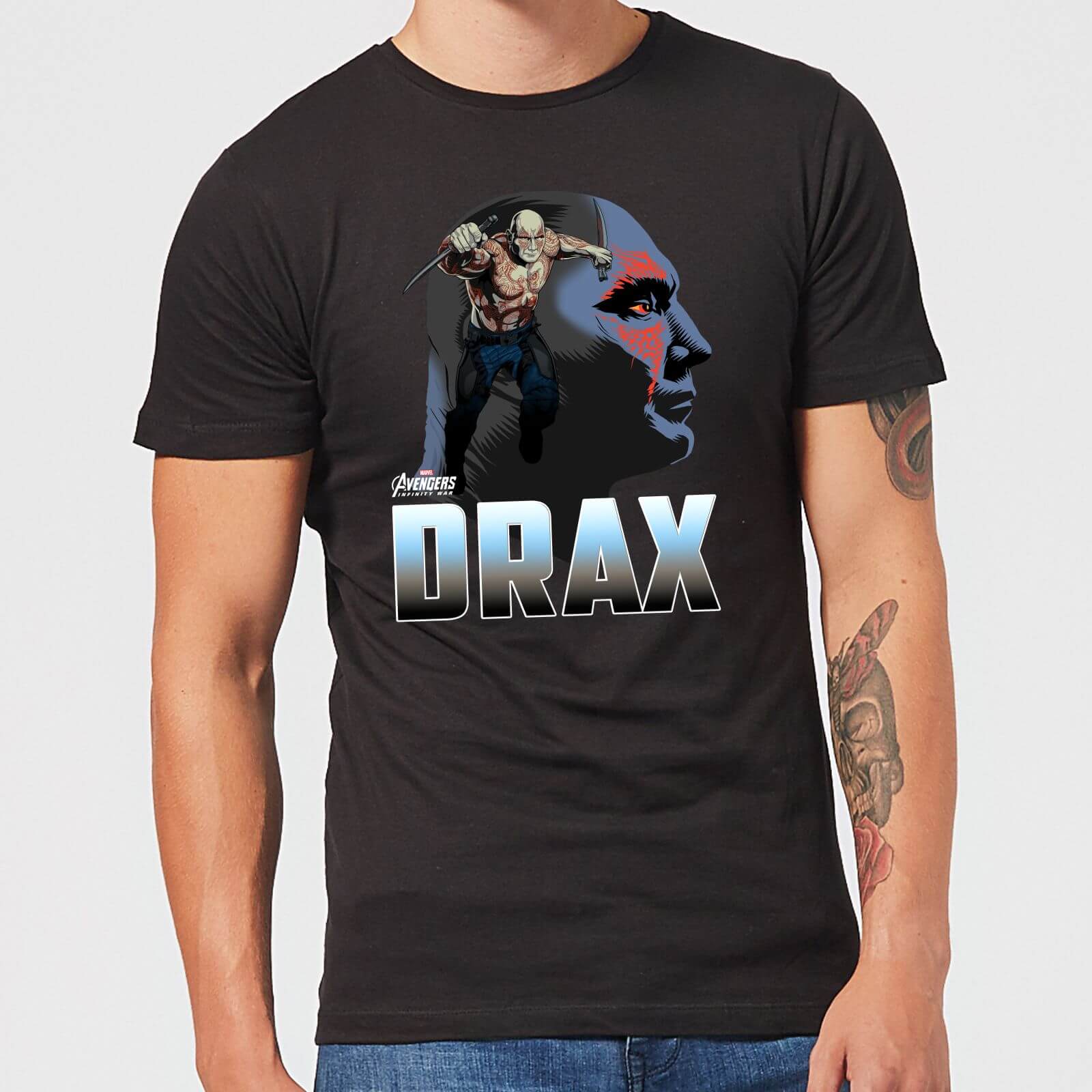 Avengers Drax Men's T-Shirt - Black - S