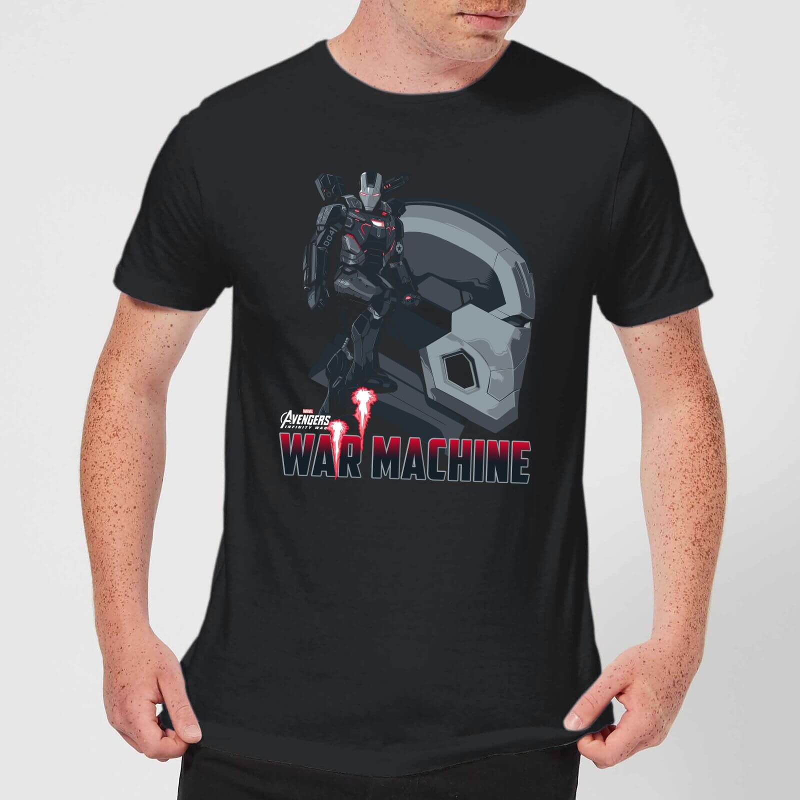 Avengers War Machine T-shirt - Zwart - L