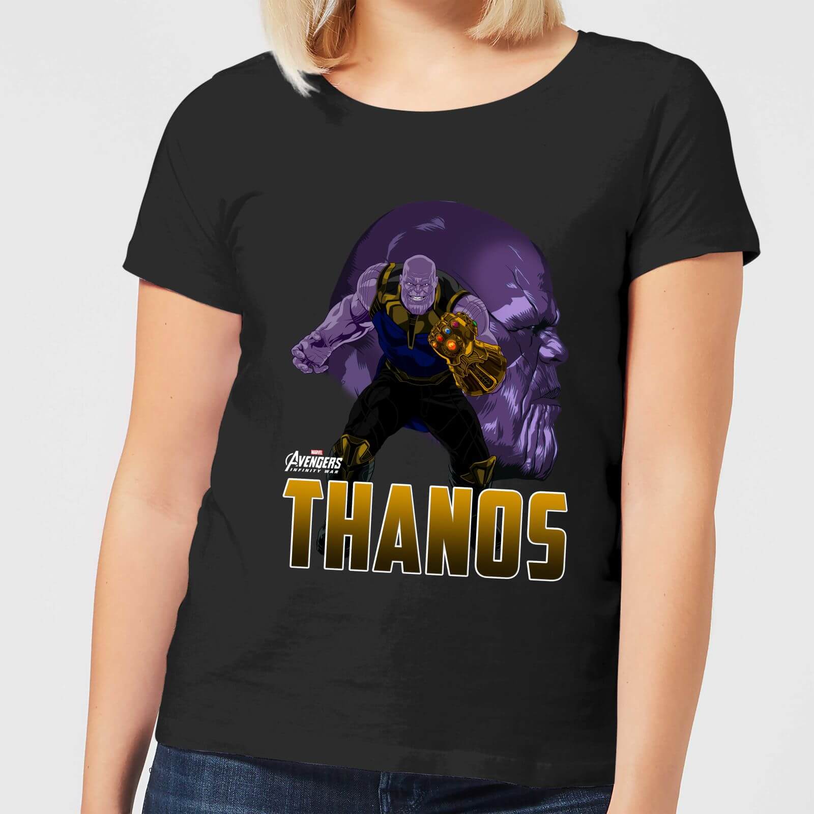

T-Shirt Avengers Thanos - Nero - Donna - L - Nero