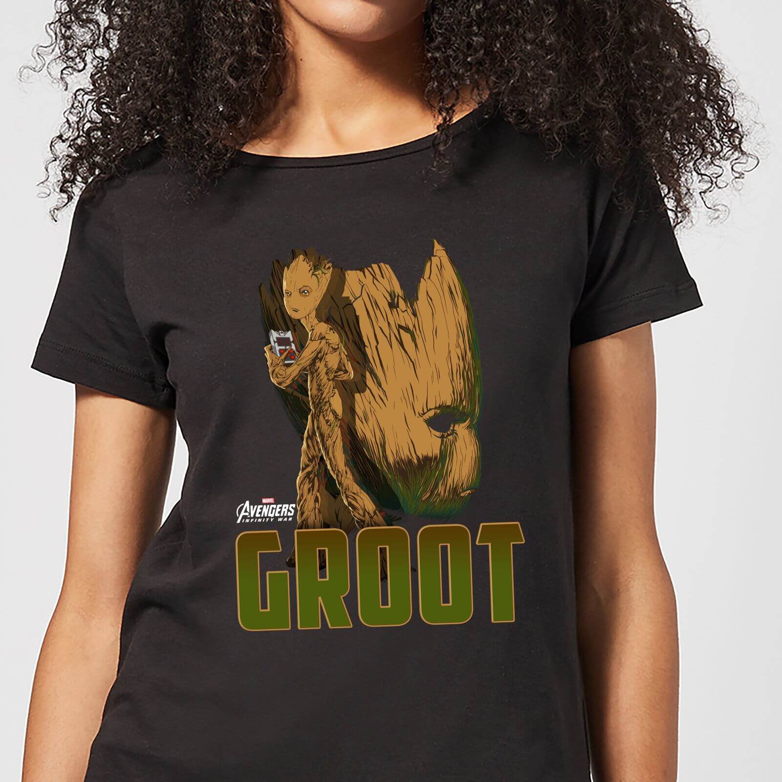 

T-Shirt Avengers Groot - Nero - Donna - S