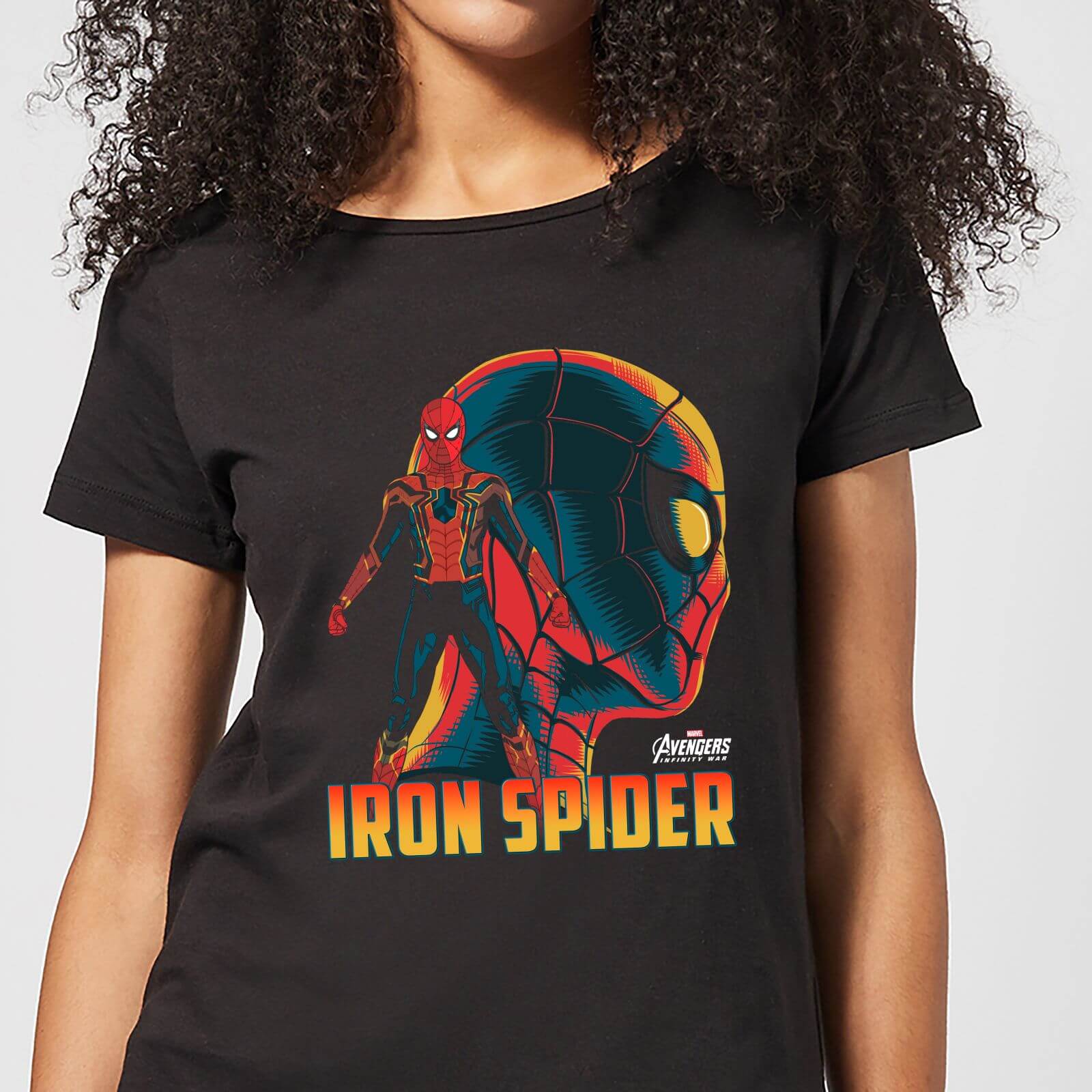 T-Shirt Avengers Iron Spider - Nero - Donna - S - Nero