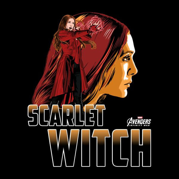 

T-Shirt Avengers Scarlet Witch - Nero - Donna - S