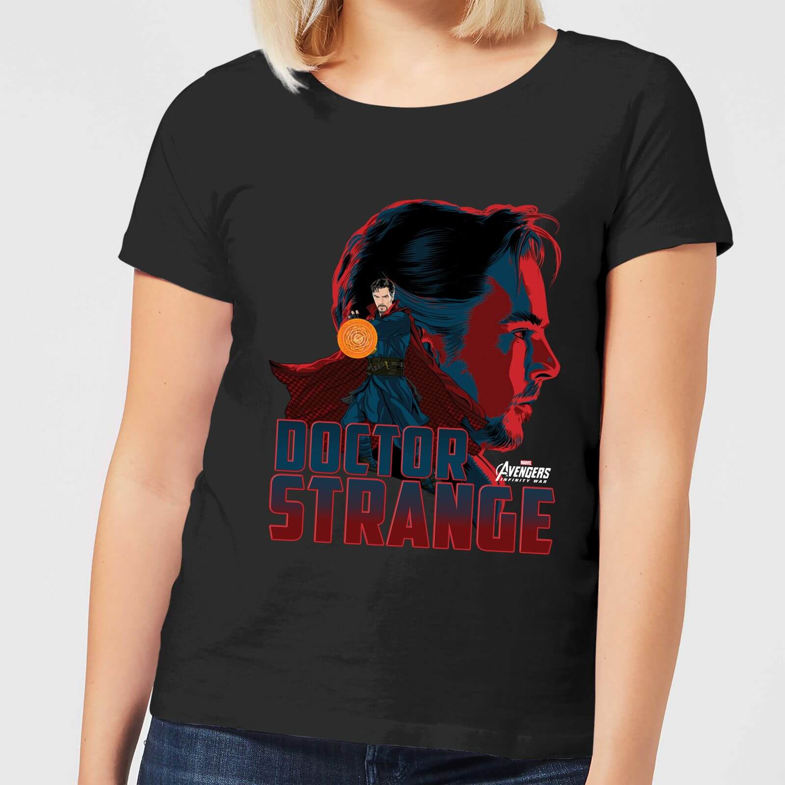 T-Shirt Avengers Doctor Strange - Nero - Donna - S