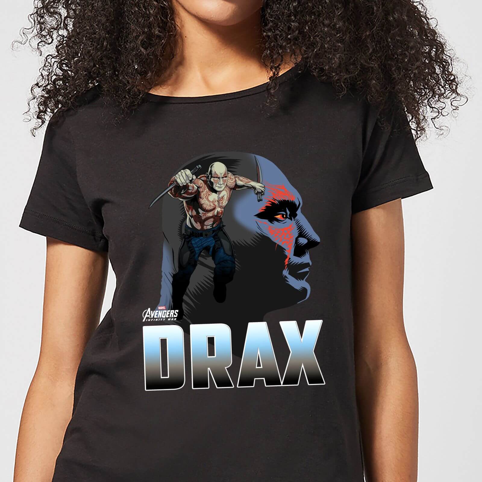 Avengers Drax Women's T-Shirt - Black - S | Black | S