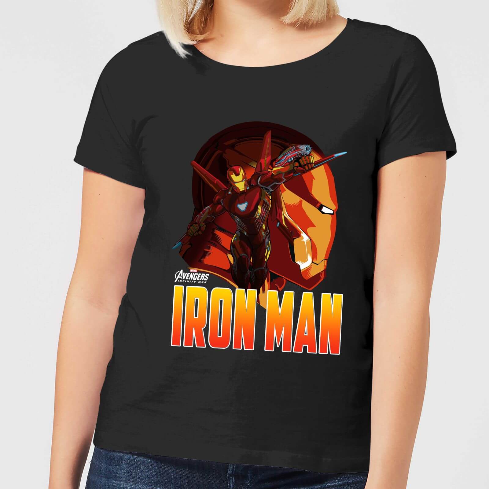 Avengers Iron Man Damen T-Shirt - Schwarz - XXL