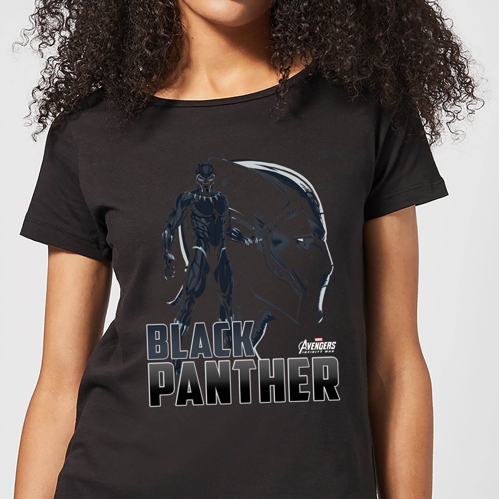 T-Shirt Avengers Black Panther - Nero - Donna - M