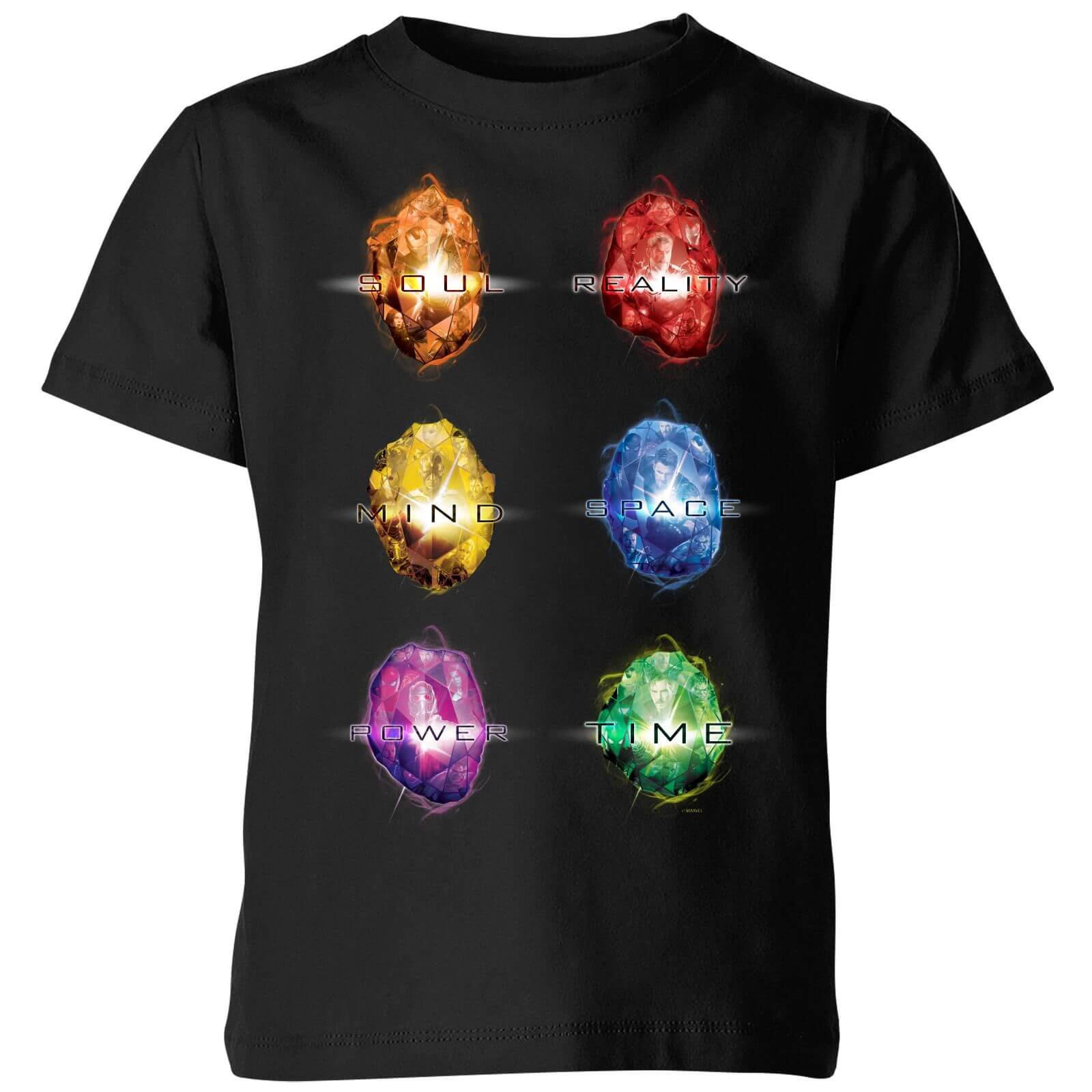 Avengers Infinity Stones Kids T-Shirt - Schwarz - 3-4 Jahre