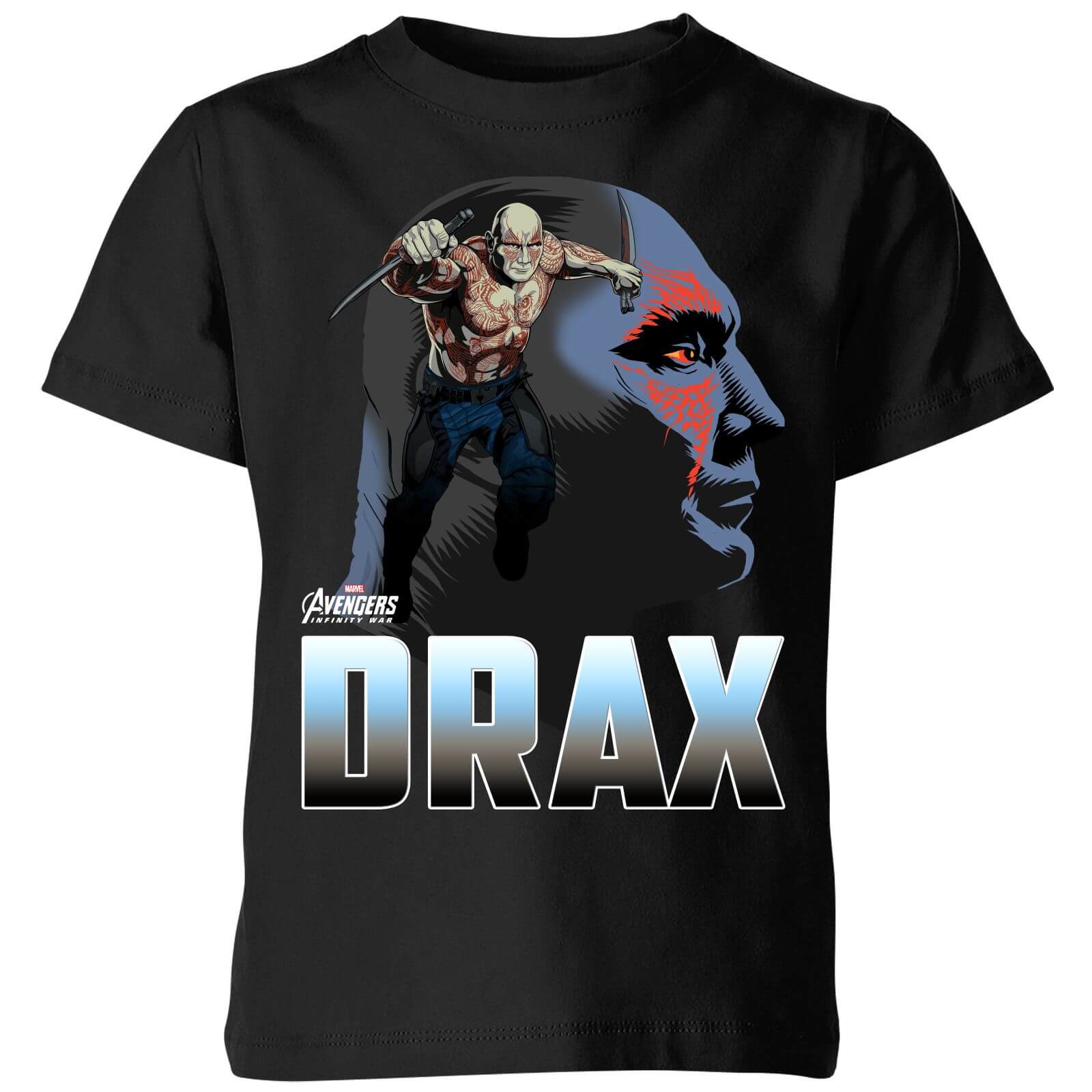 Avengers Drax Kids' T-Shirt - Black - 3-4 Years