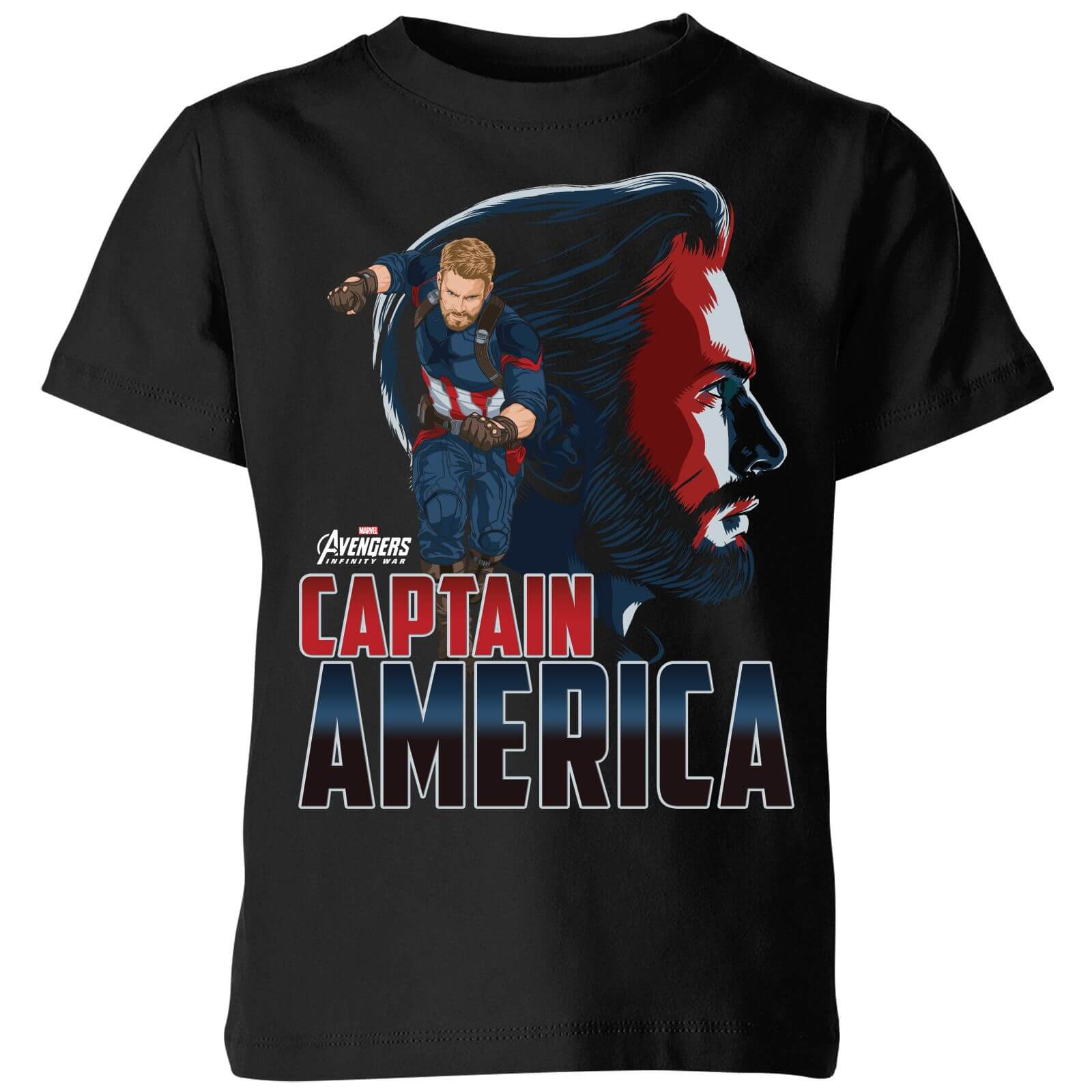 

T-Shirt Avengers Captain America - Nero - Bambini - 3-4 Anni