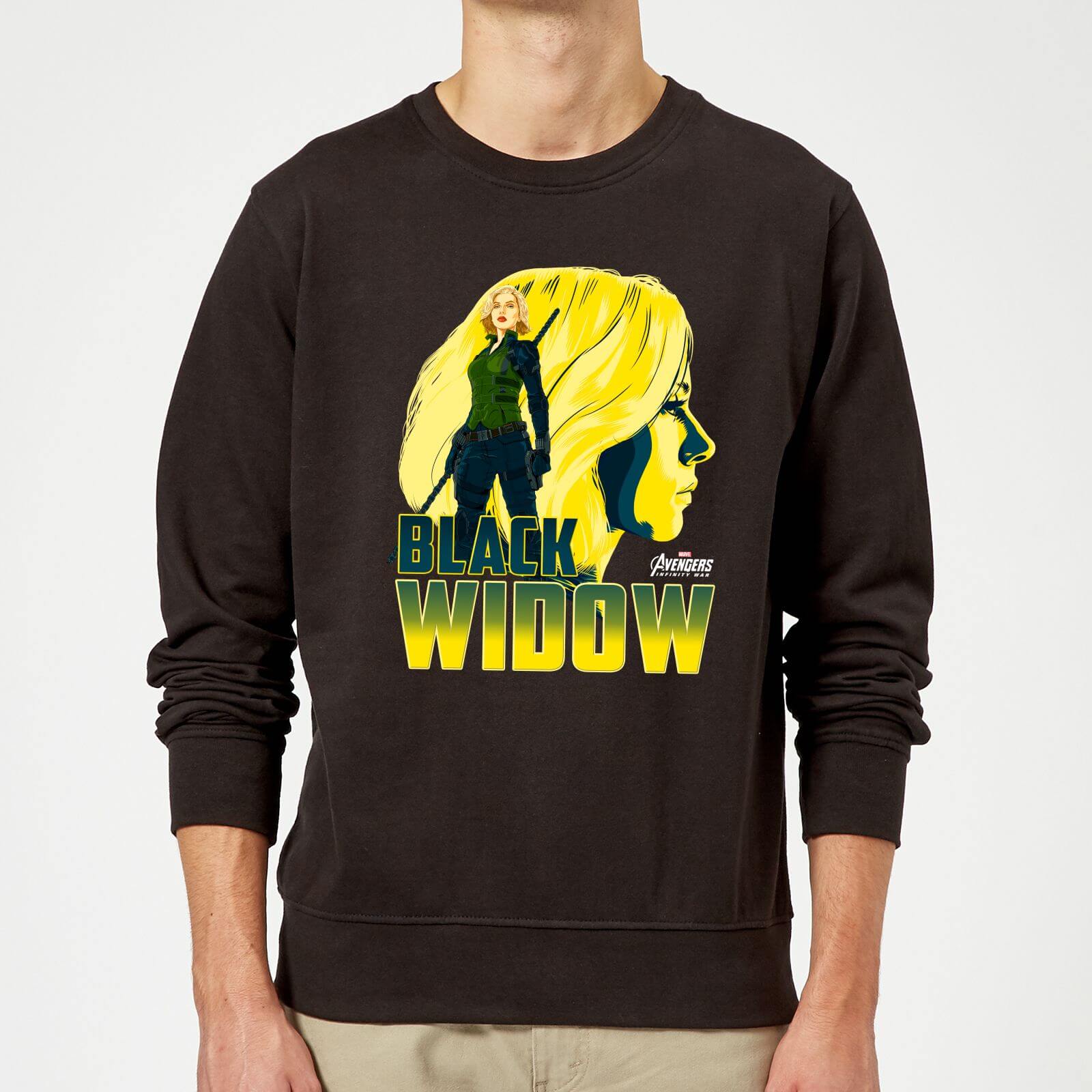 Felpa Avengers Black Widow - Nero - M - Nero