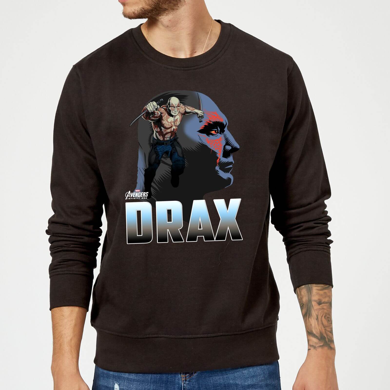 Avengers Drax Sweatshirt - Black - S - Black