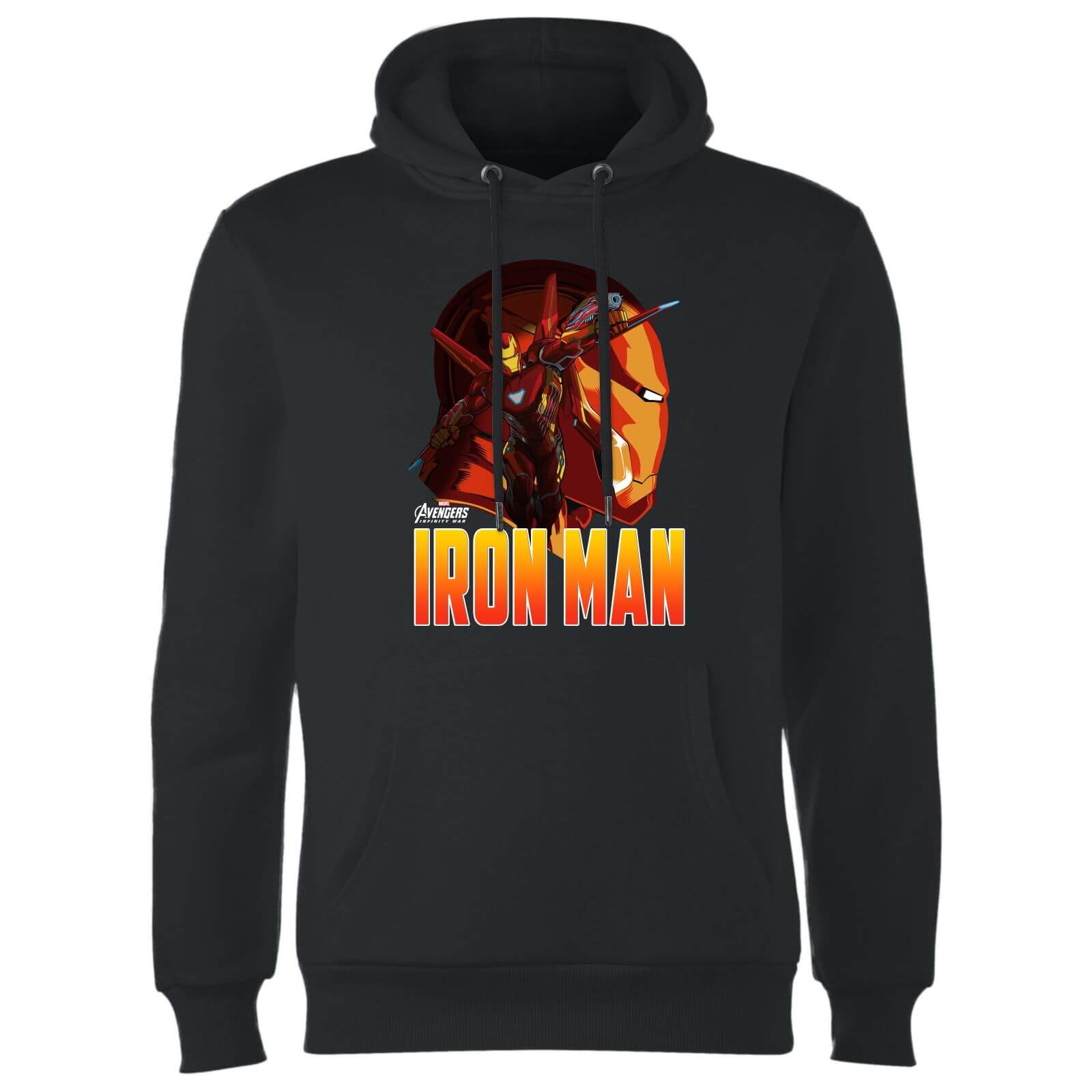 Felpa con cappuccio Avengers Iron Man - Nero - XL