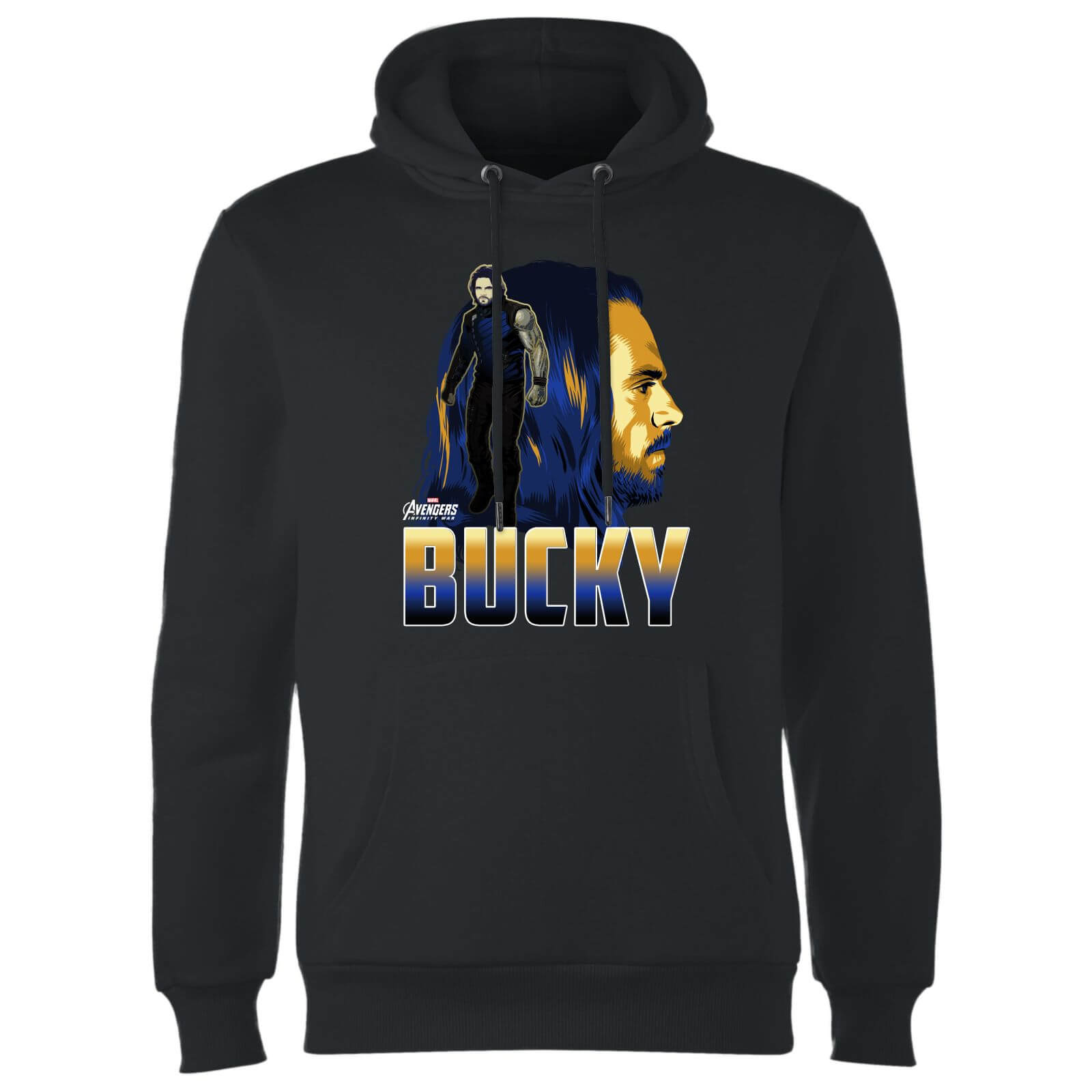 Felpa con cappuccio Avengers Bucky - Nero - S - Nero
