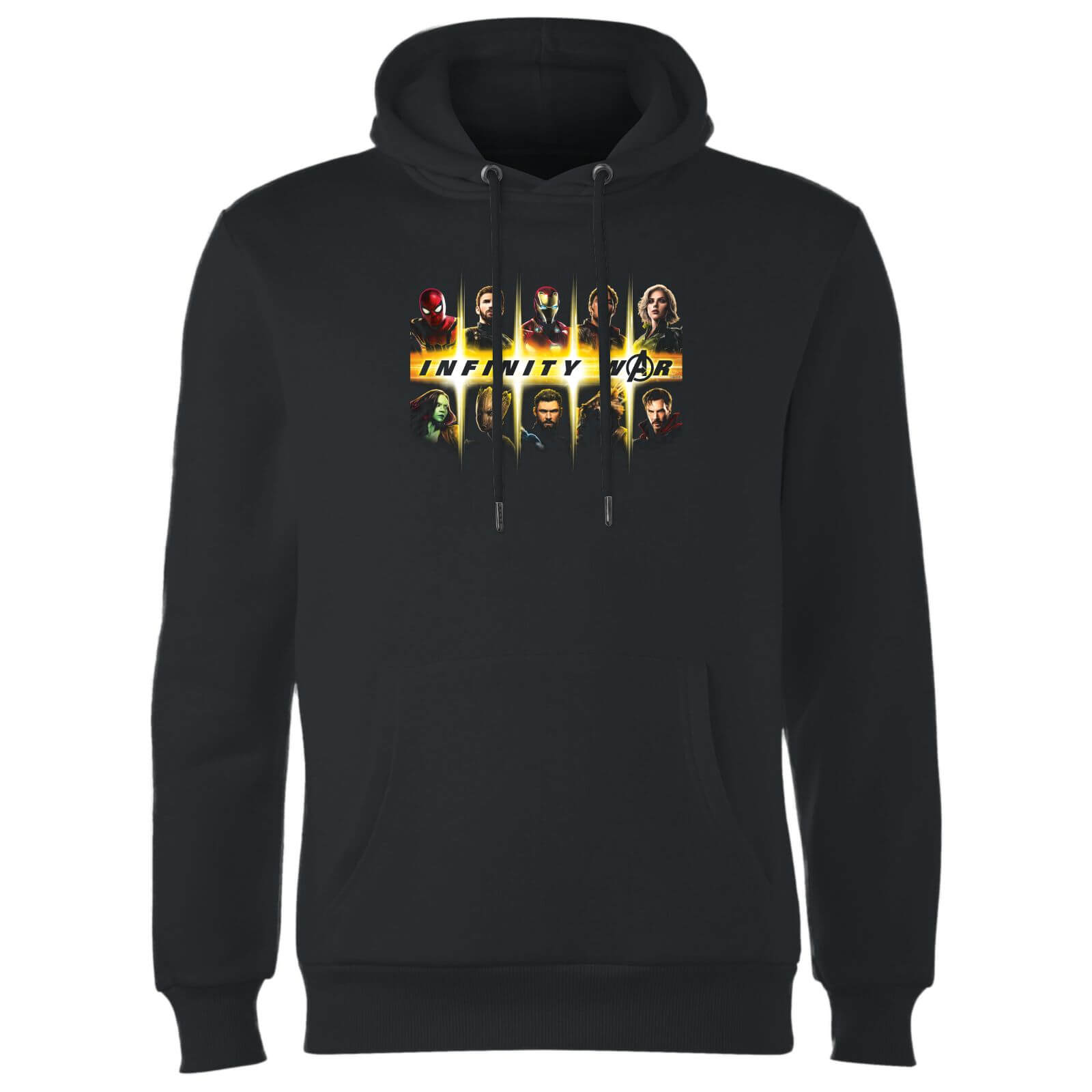 Felpa con cappuccio Avengers Team Lineup - Nero - XXL