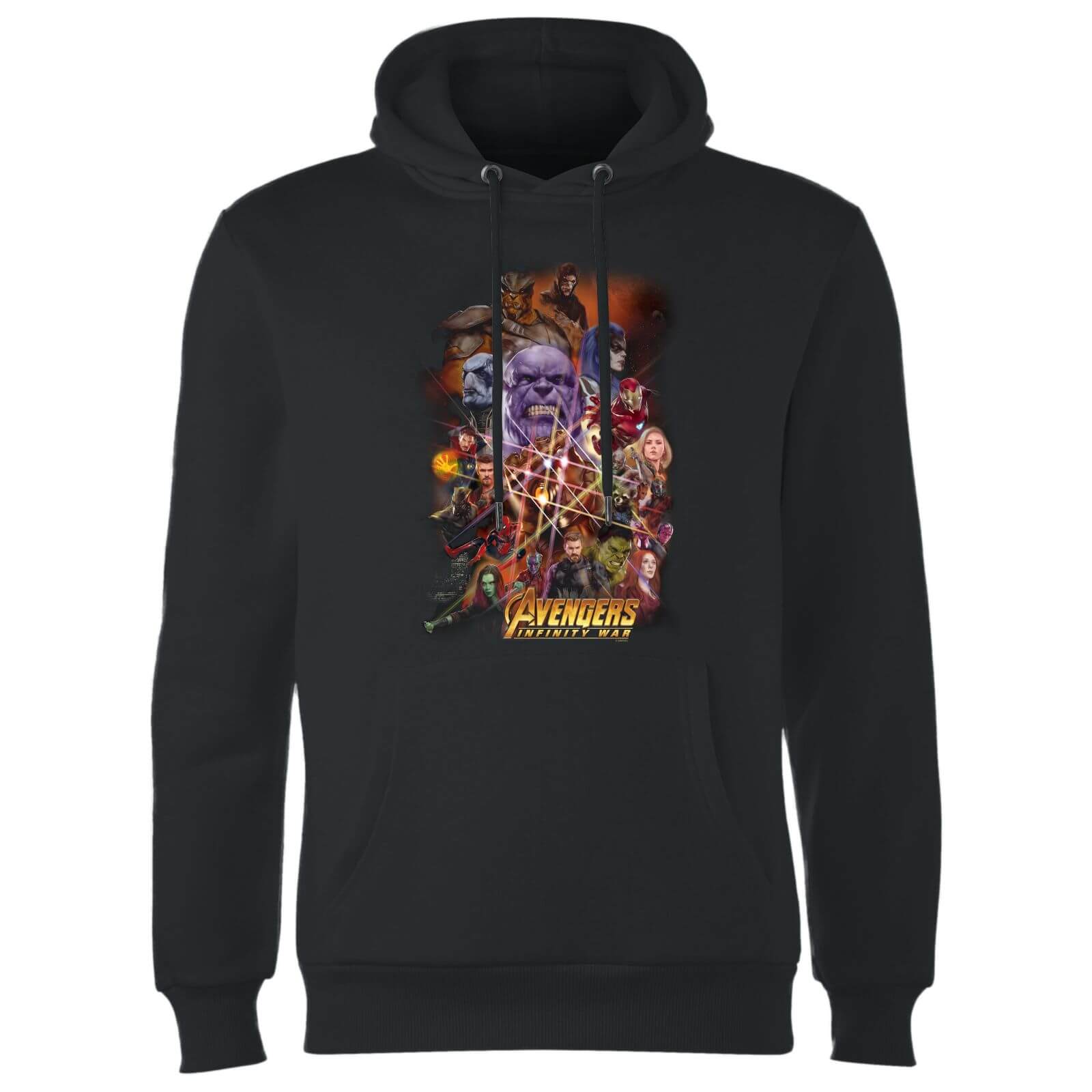 

Sweat à Capuche Homme La Team Avengers - Noir - S