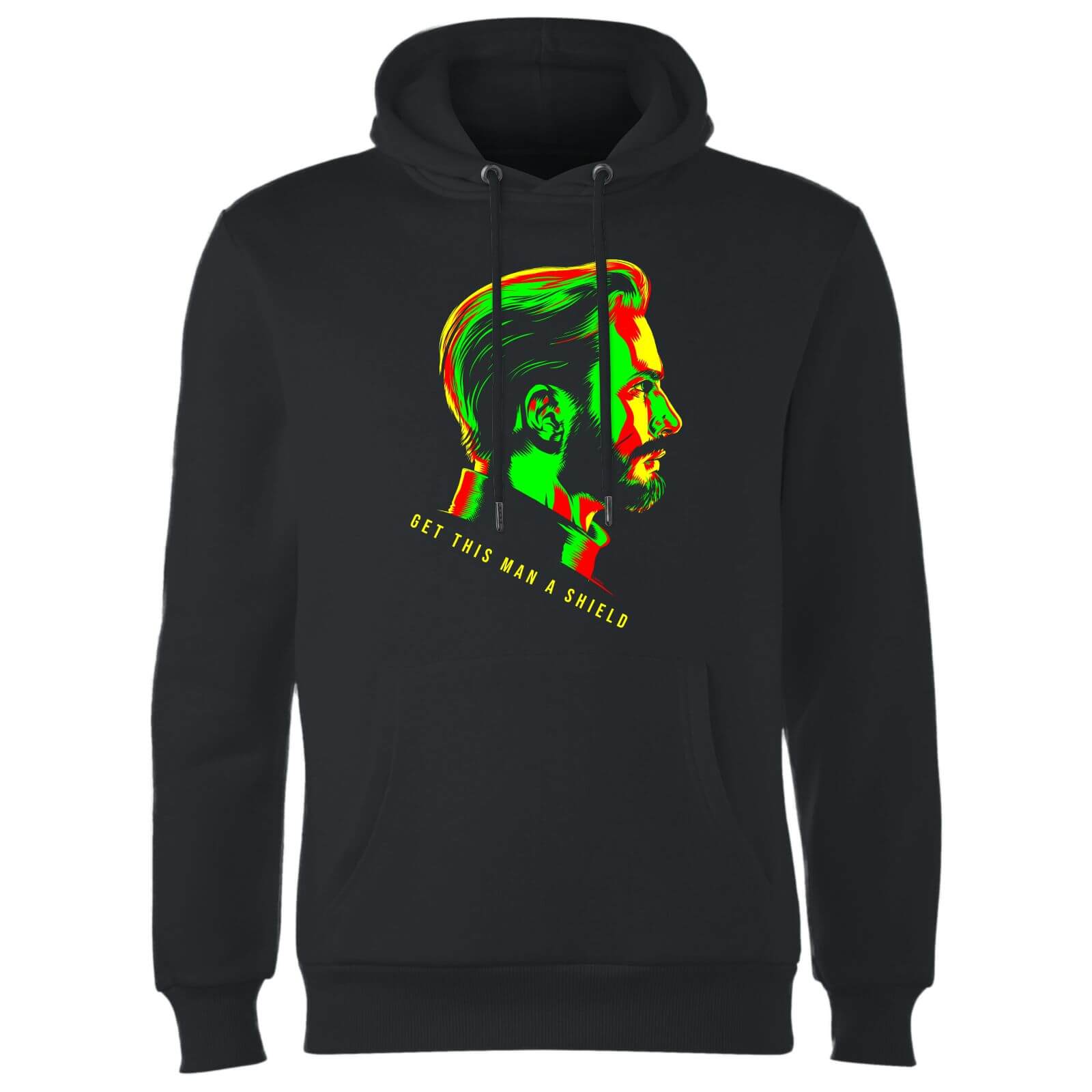 

Felpa con cappuccio Avengers Get This Man A Shield - Nero - XXL