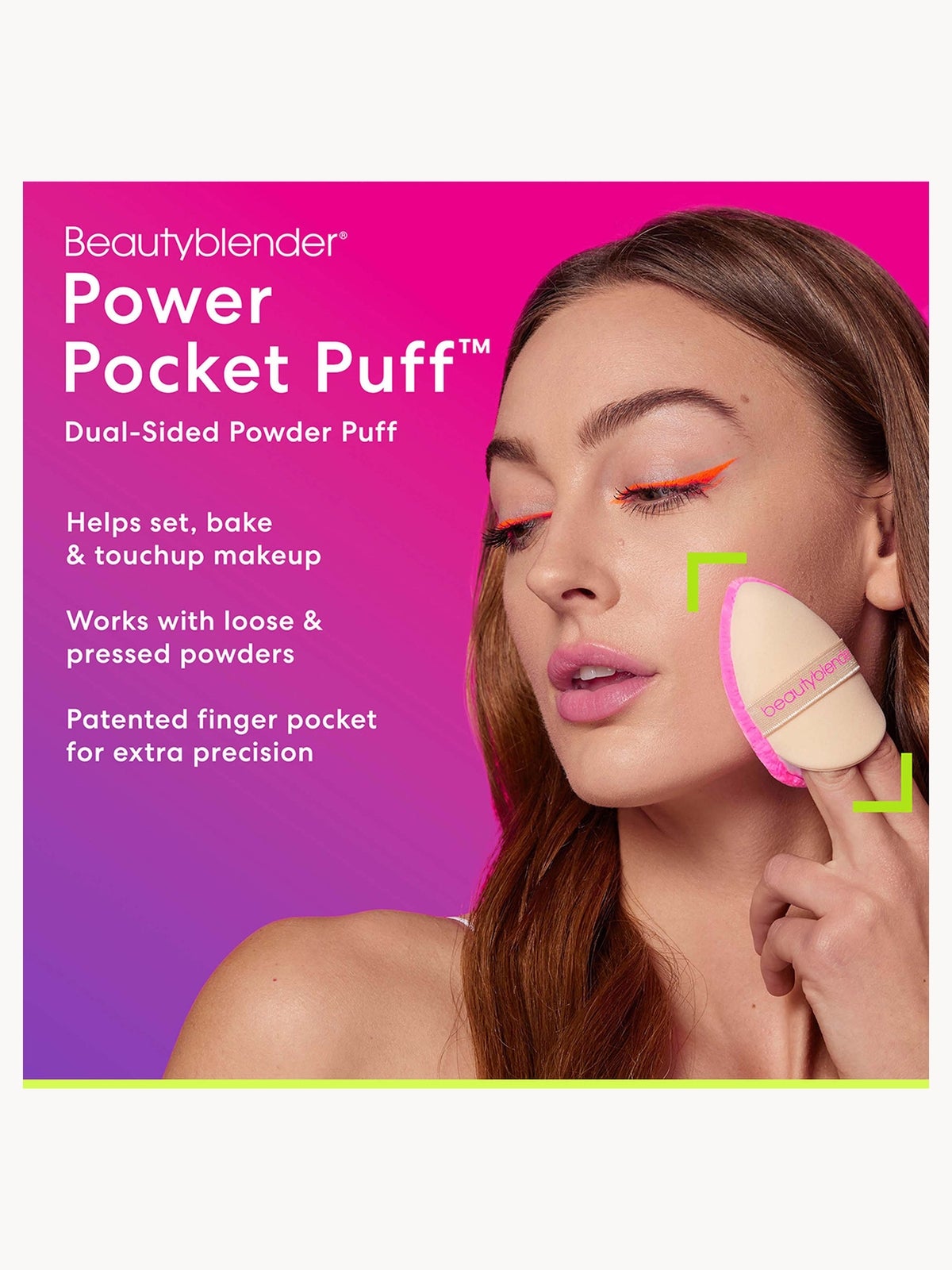 Beautyblender Power Pocket Dual Sided Powder Puff, photo 3