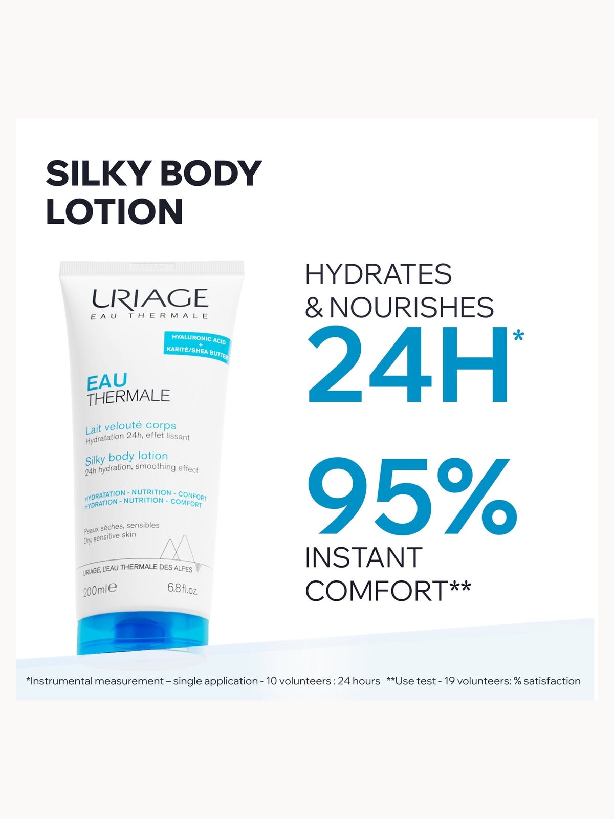 Uriage Eau Thermale Silky Body Lotion 200ml 2