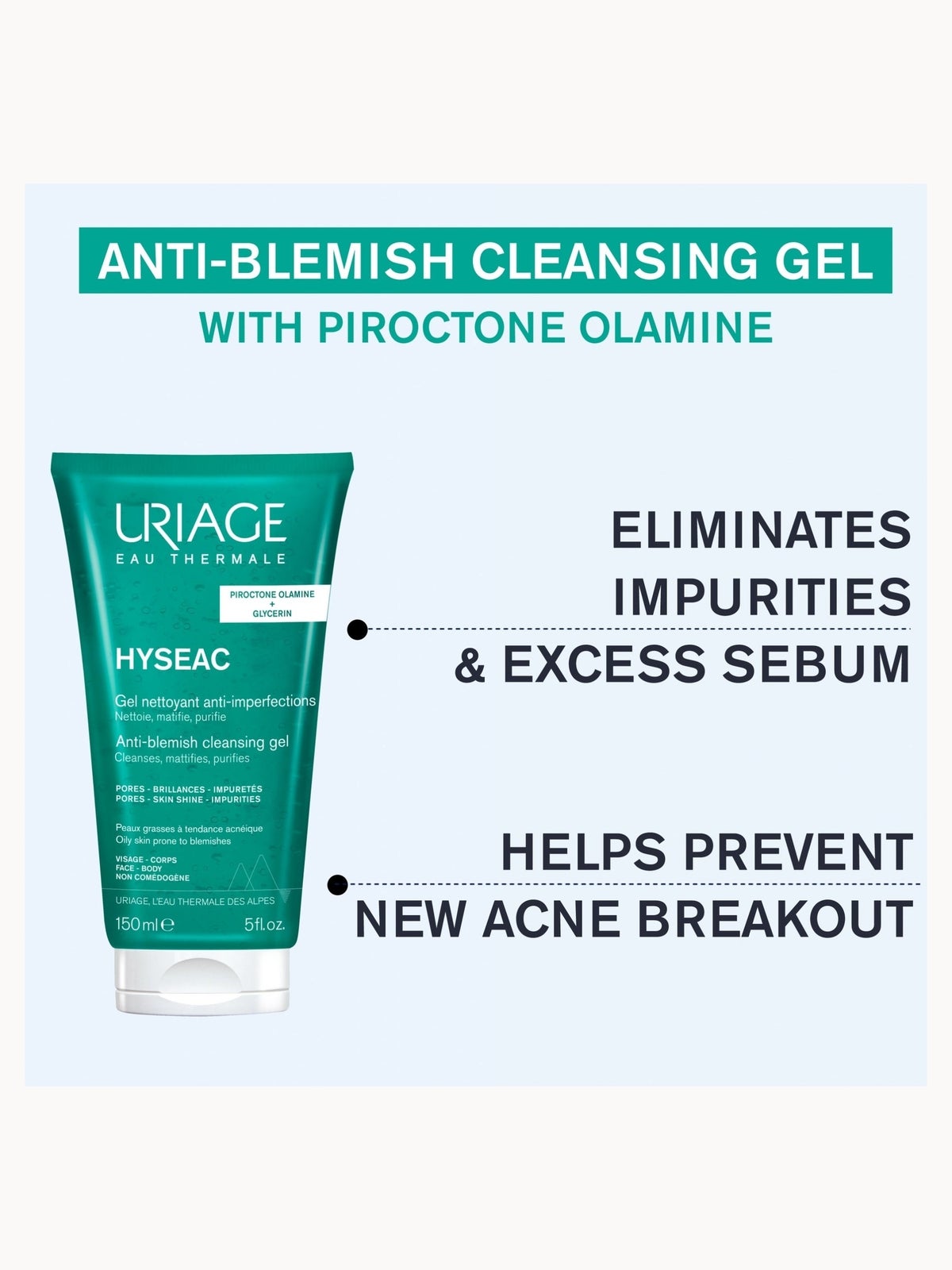 URIAGE Anti-Blemish Cleansing Gel 40ml 4