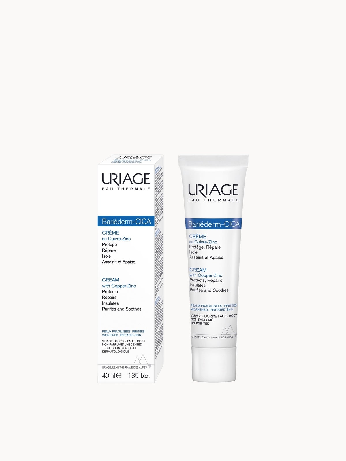 Uriage Bariéderm-Cica Cream with Copper Zinc 40ml 2