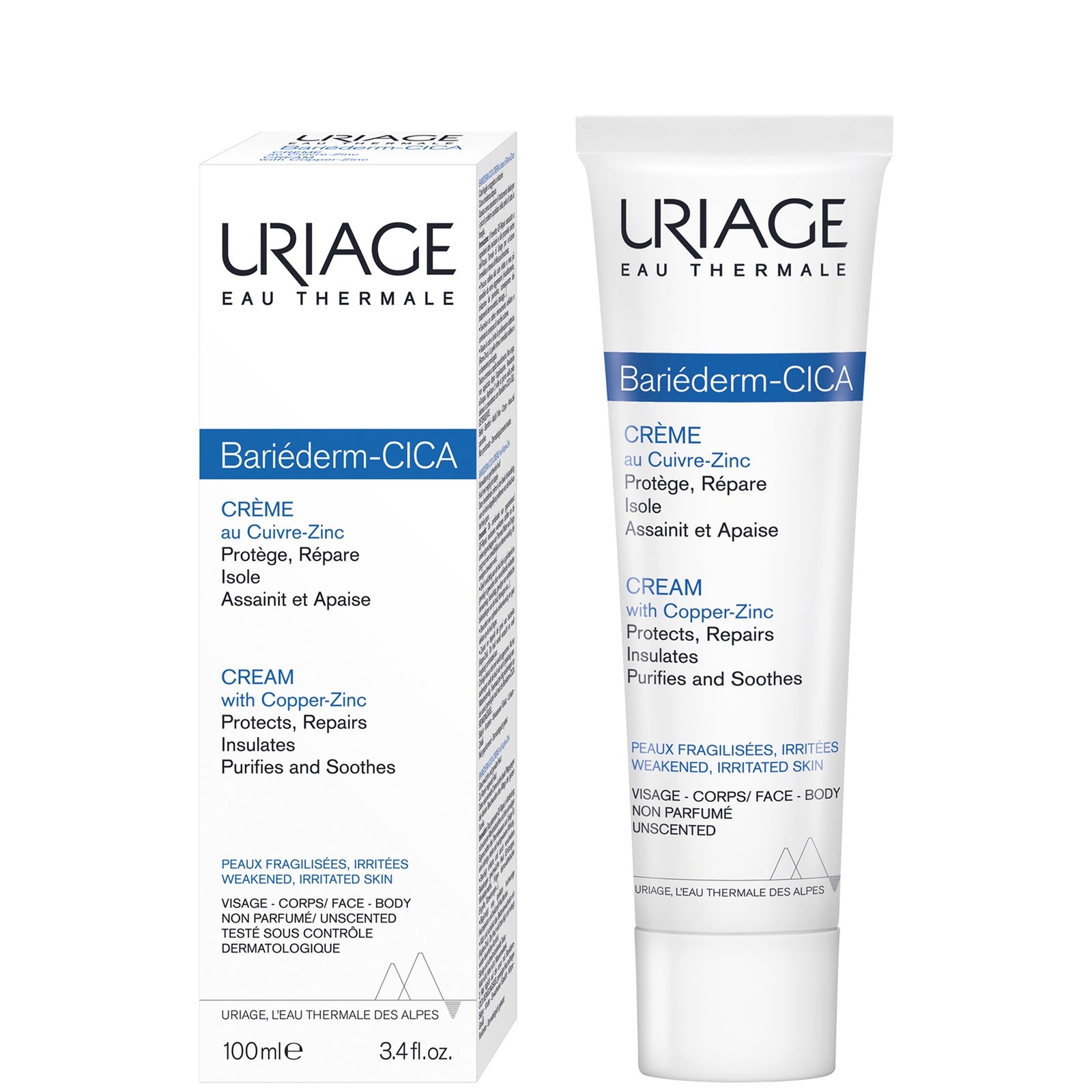 Uriage Bariéderm-Cica Cream with Copper Zinc 100ml 2