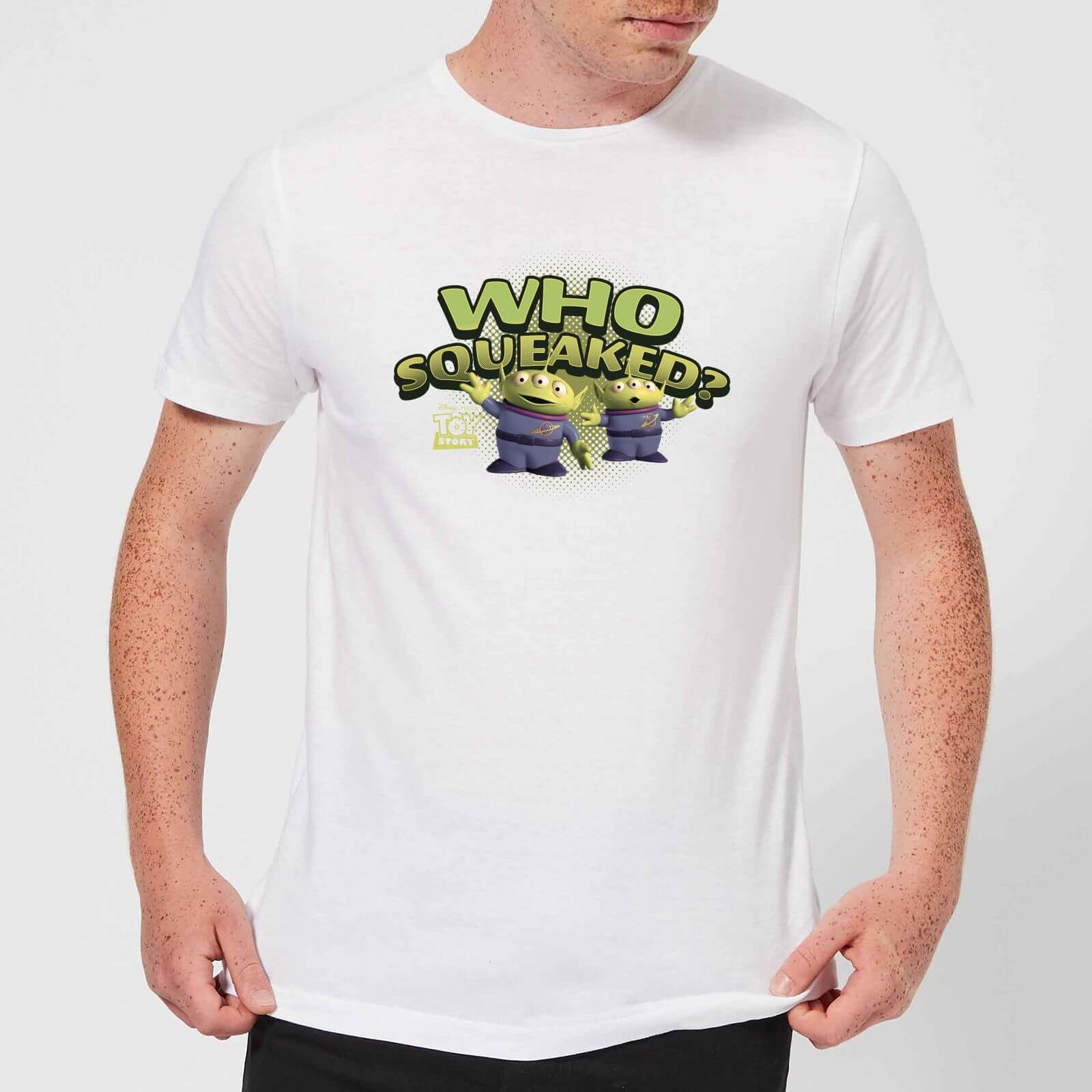 

Toy Story Who Squeaked Men's T-Shirt - White - S - Bianco