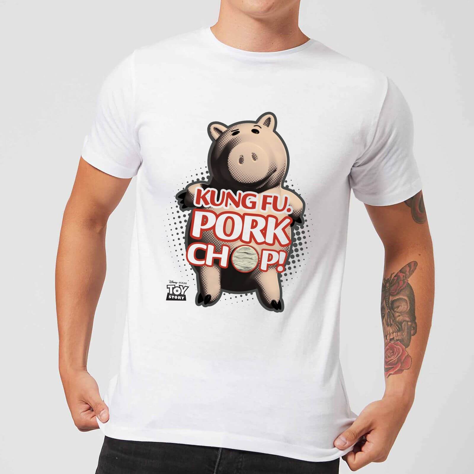 

Toy Story Kung Fu Pork Chop Men's T-Shirt - White - XL - Bianco