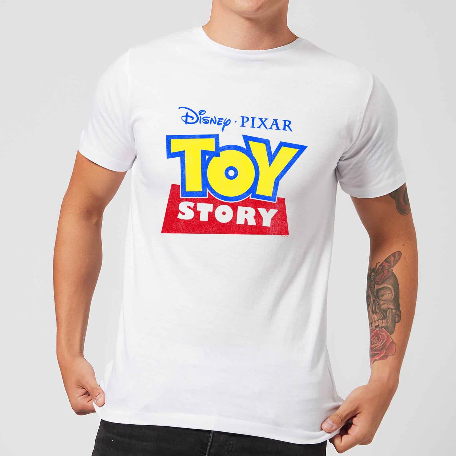Toy Story Logo Herren T-Shirt - Weiß - XL