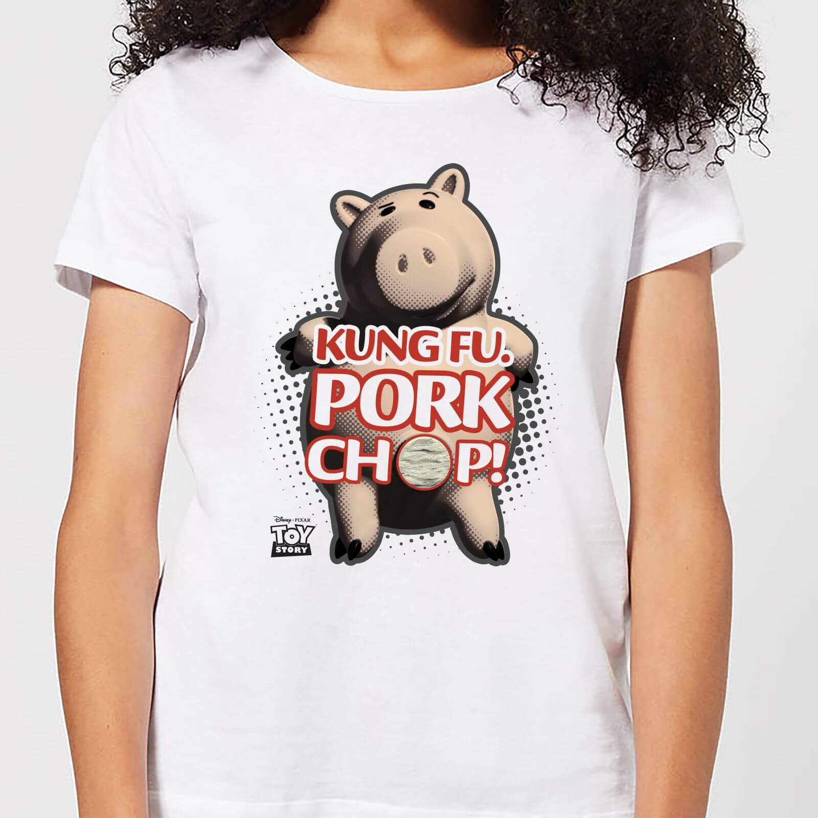 

Toy Story Kung Fu Pork Chop Women's T-Shirt - White - XXL - Bianco