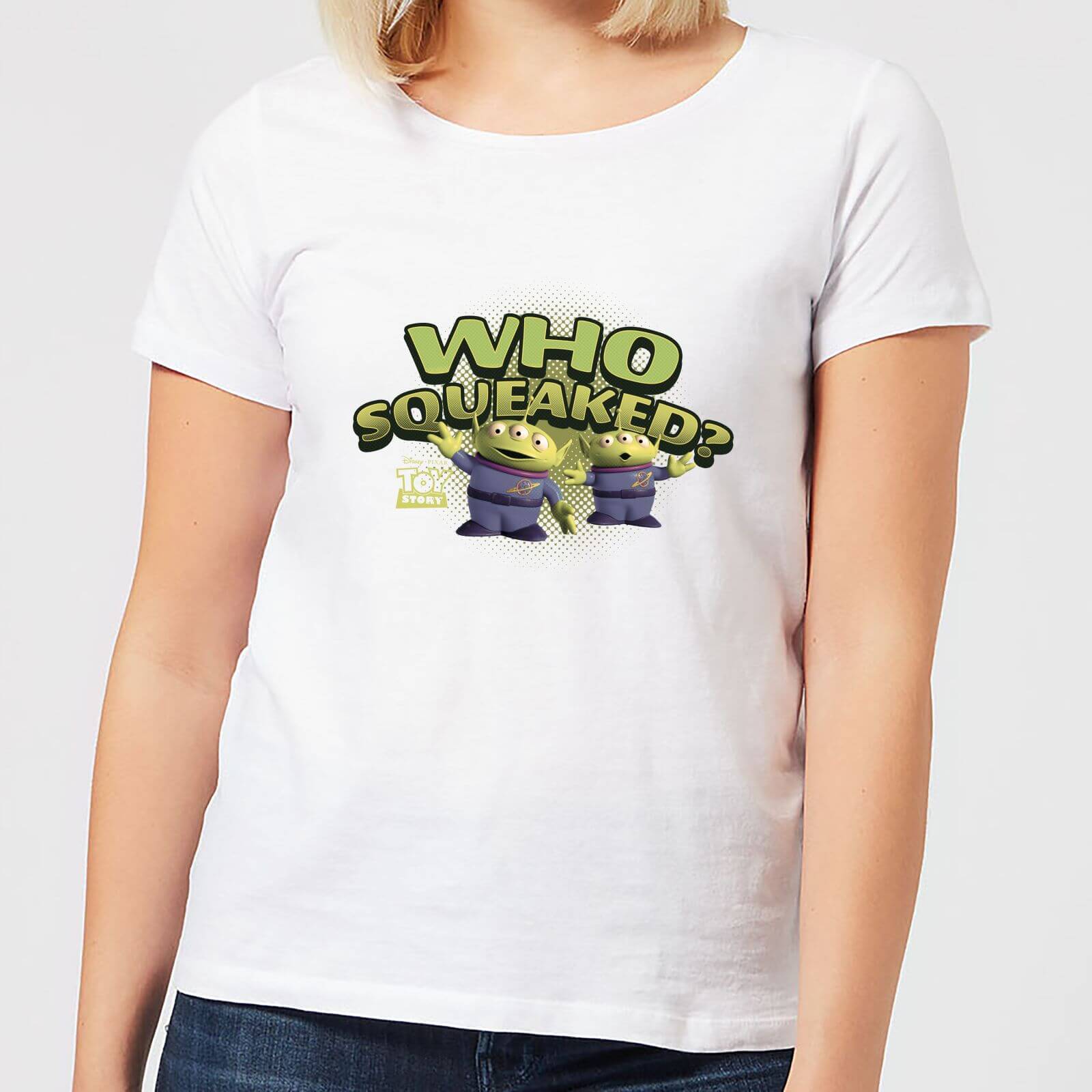 

Toy Story Who Squeaked Women's T-Shirt - White - S - Bianco