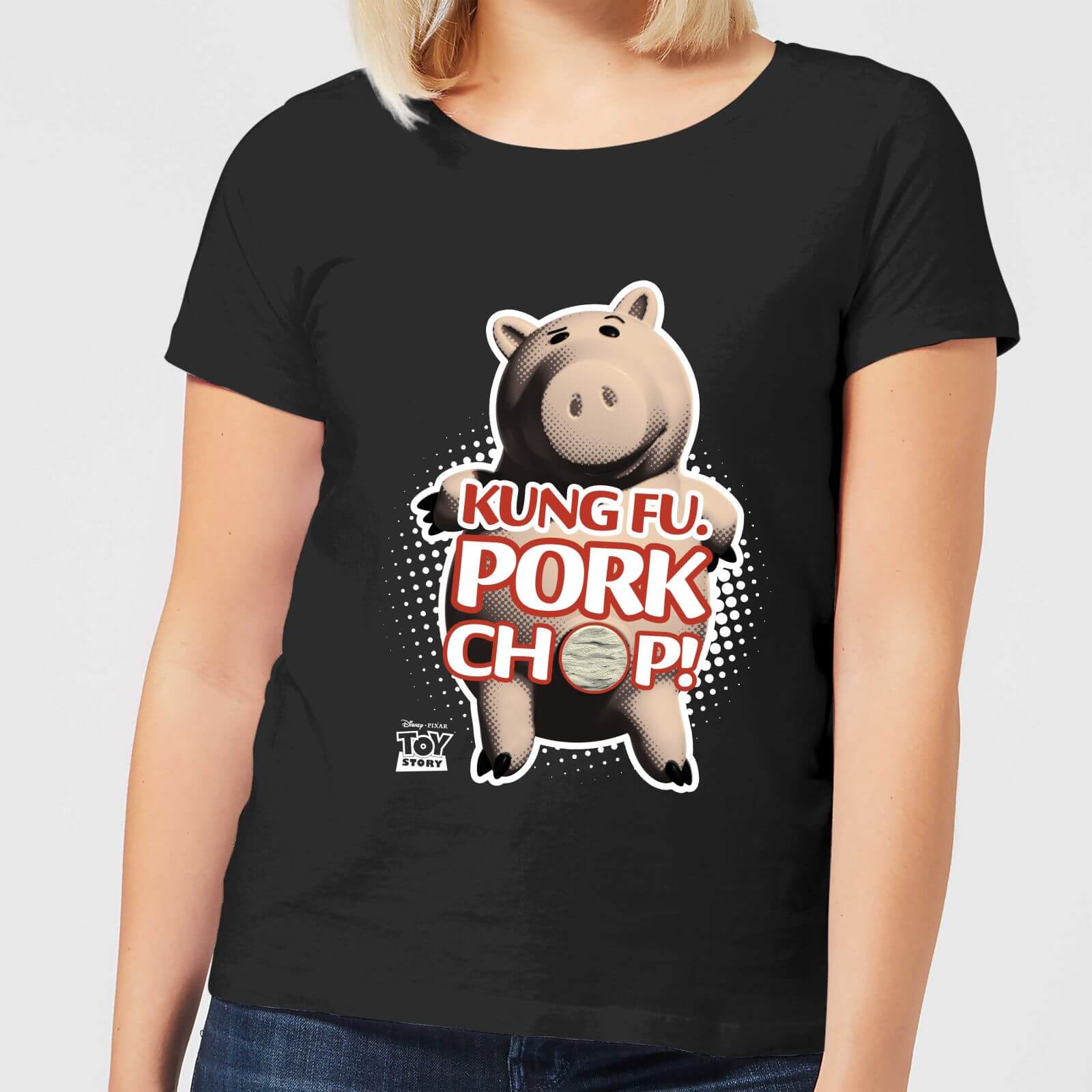 

Toy Story Kung Fu Pork Chop Women's T-Shirt - Black - XL - Nero