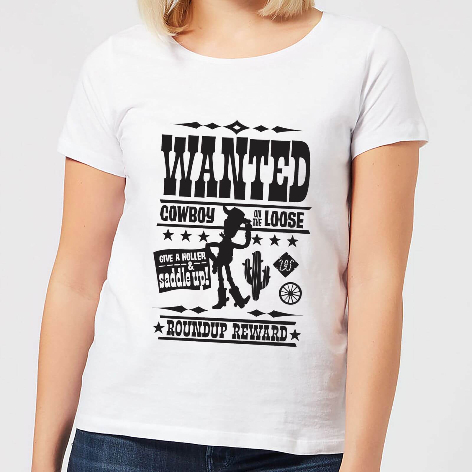 

Toy Story Wanted Poster Women's T-Shirt - White - S - Bianco