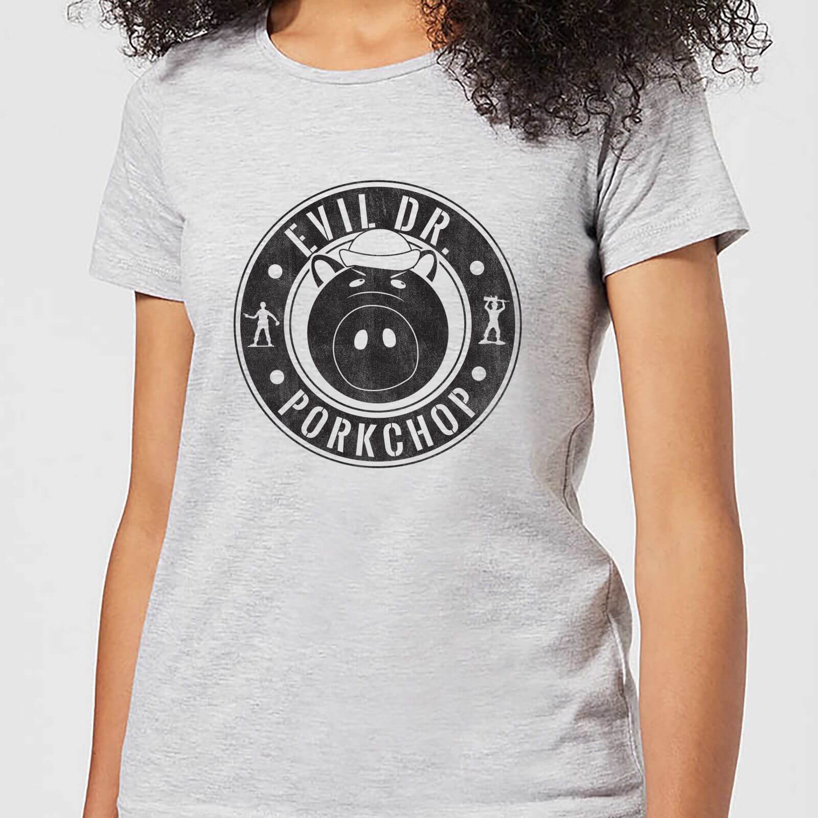 T-Shirt Femme Evil Dr Bayonne Toy Story - Gris - M - Gris