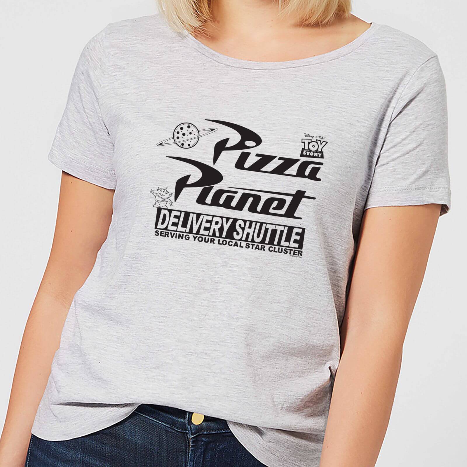 

Toy Story Pizza Planet Logo Women's T-Shirt - Grey - L