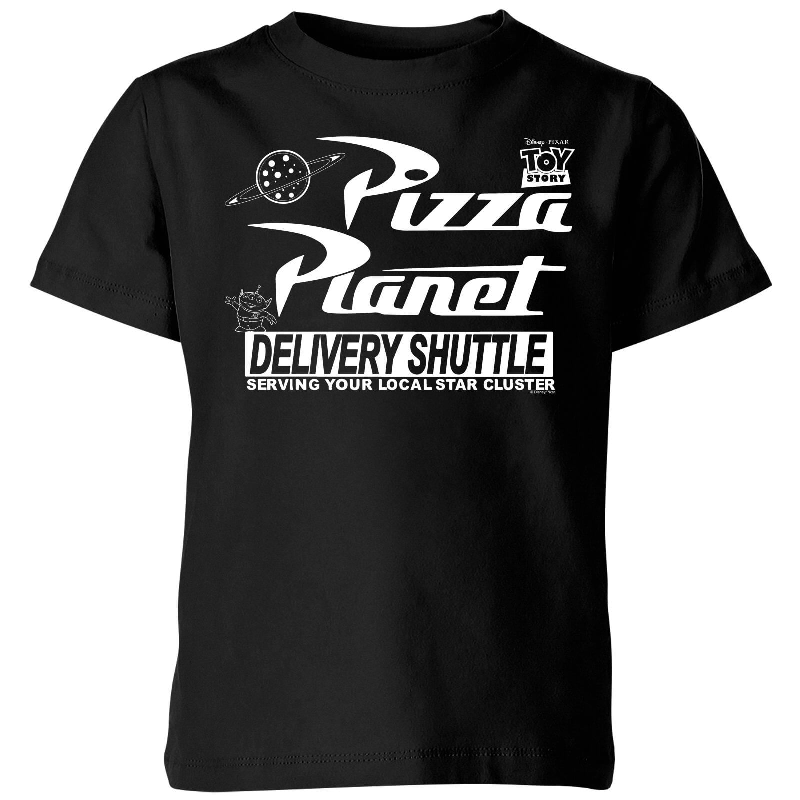 

Toy Story Pizza Planet Logo Kids' T-Shirt - Black - 3-4 Anni - Nero