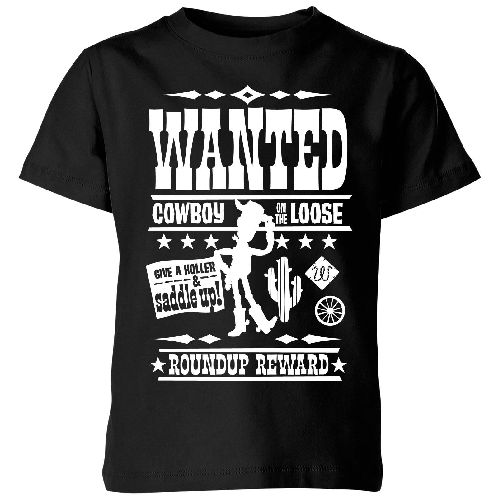 

Toy Story Wanted Poster Kids' T-Shirt - Black - 11-12 Anni - Nero
