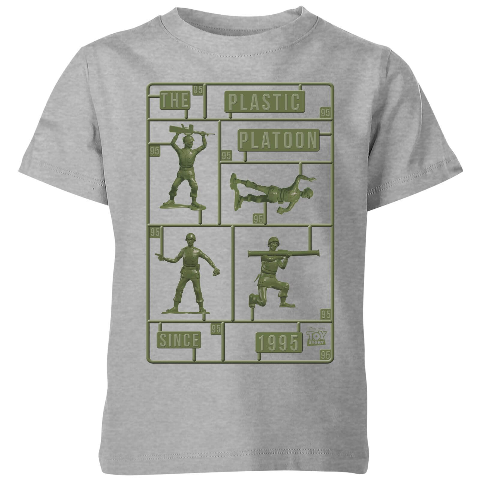 

Toy Story Plastic Platoon Kids' T-Shirt - Grey - 3-4 Anni - Grigio