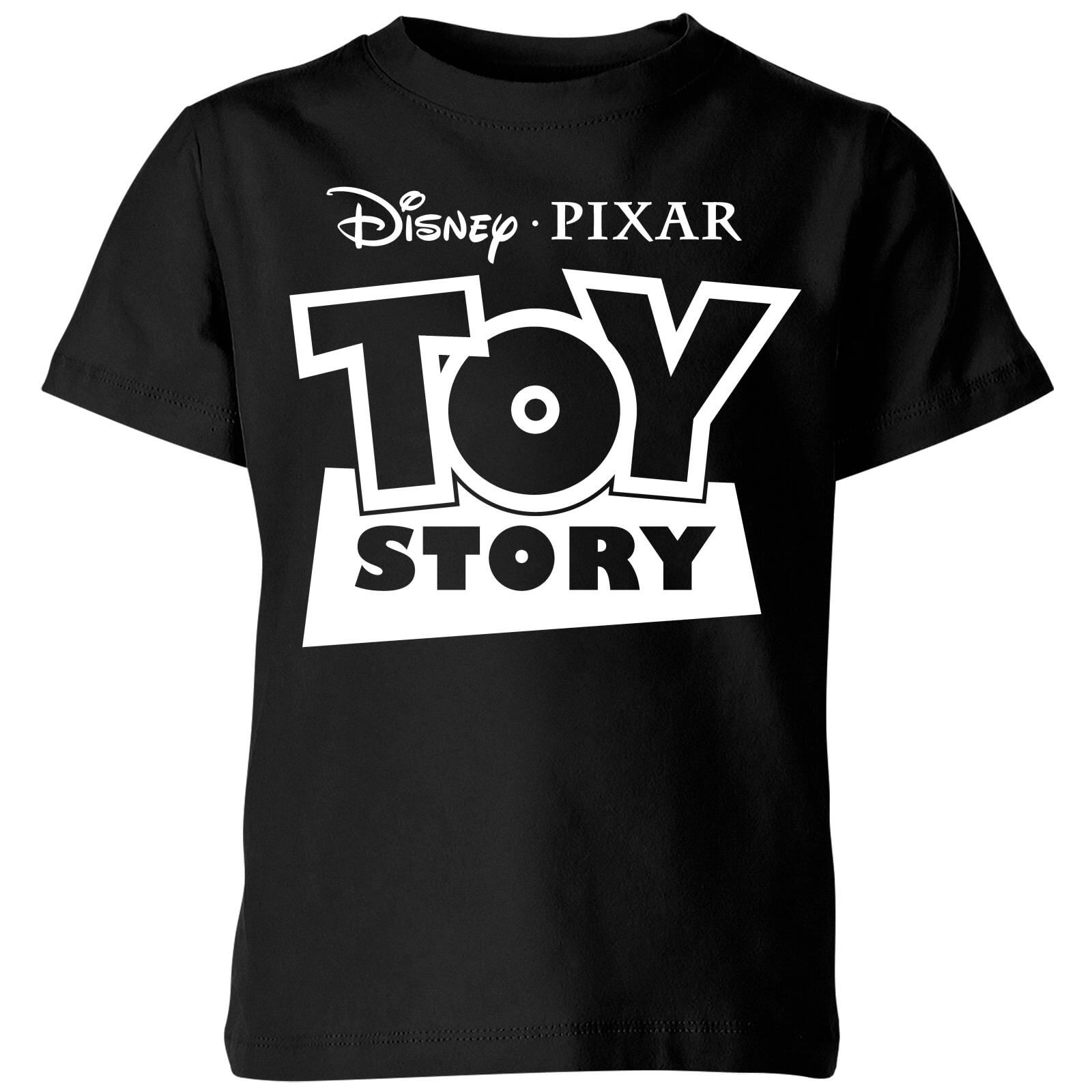 Toy Story Logo Outline Kinder T-Shirt - Schwarz - 9-10 Jahre