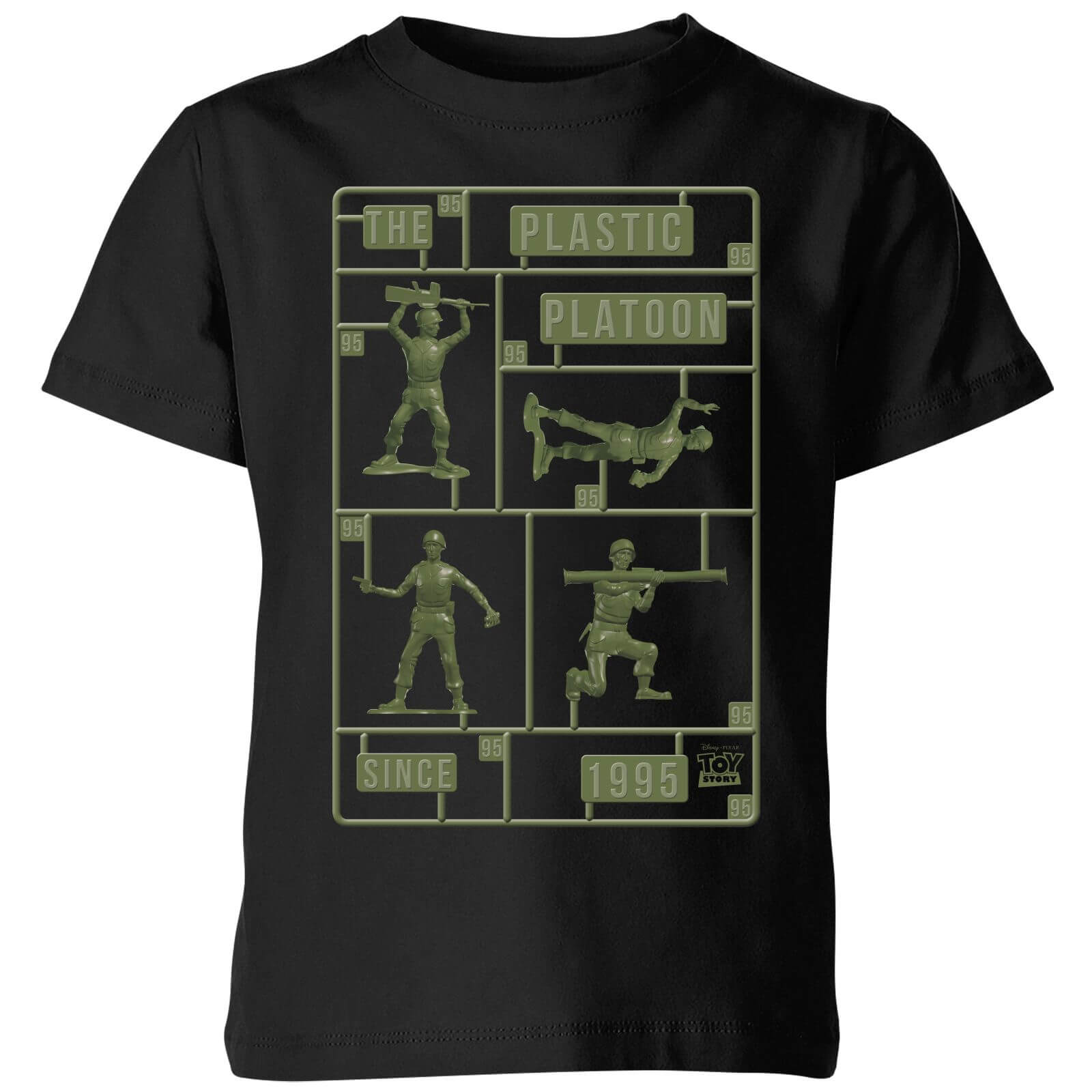 

Toy Story Plastic Platoon Kids' T-Shirt - Black - 9-10 Anni - Nero