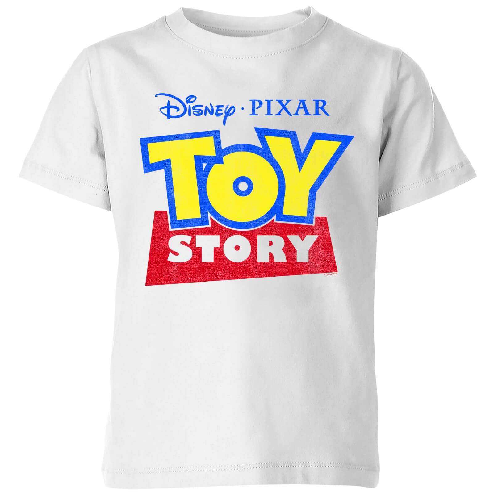 toy story logo kids' t-shirt - white - 9-10 anni