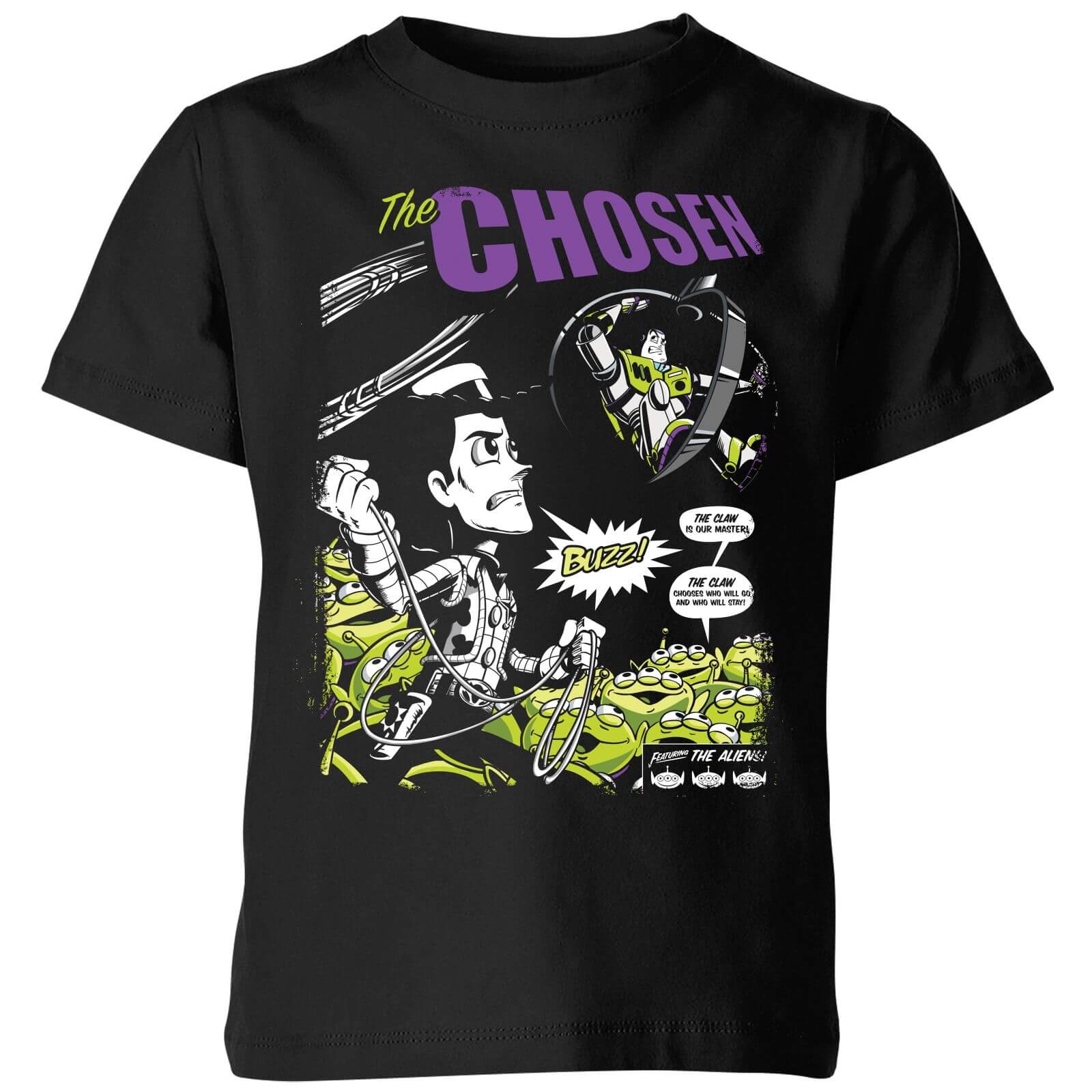 

Toy Story Comic Cover Kids' T-Shirt - Black - 3-4 Anni - Nero