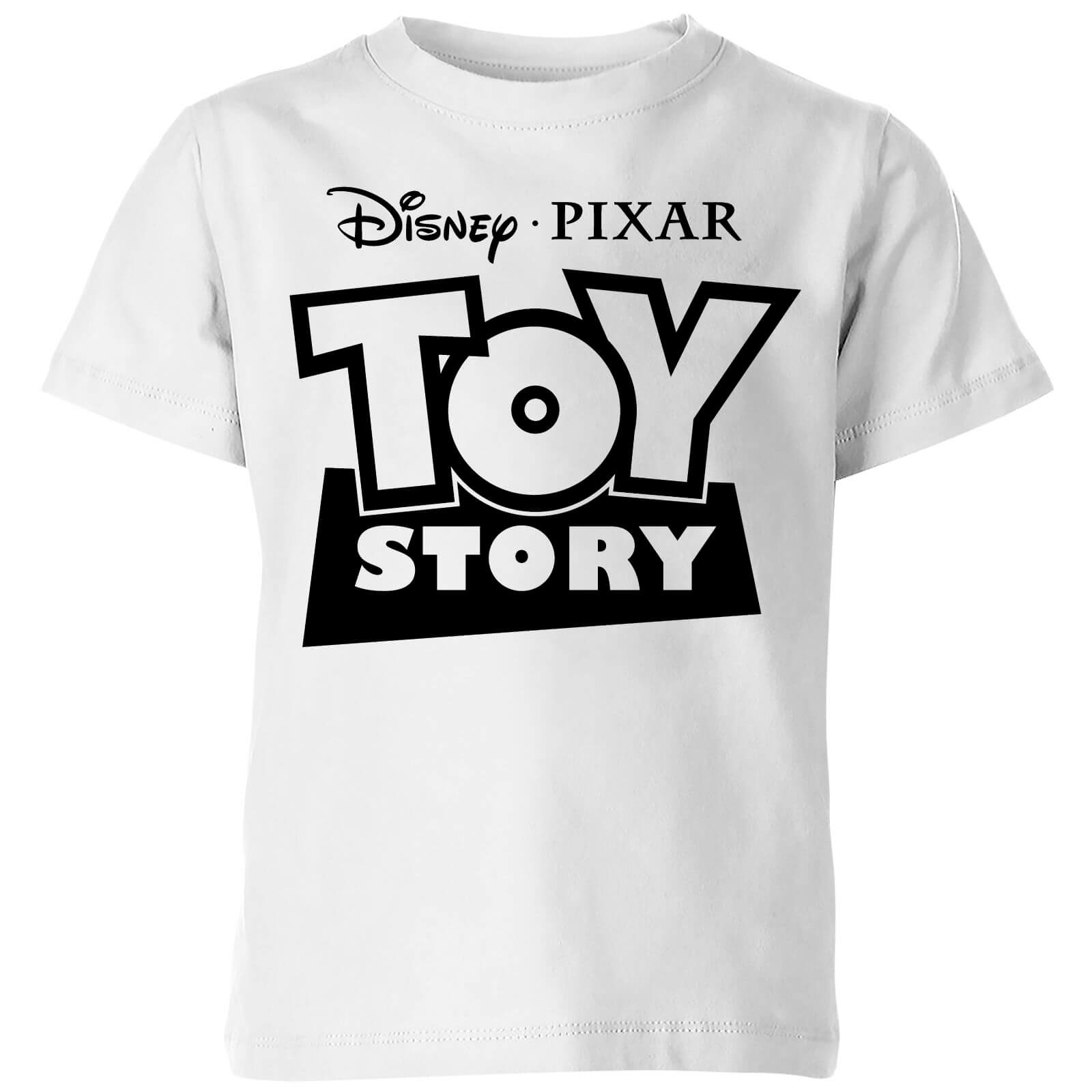 

Toy Story Logo Outline Kids' T-Shirt - White - 9-10 Anni - Bianco