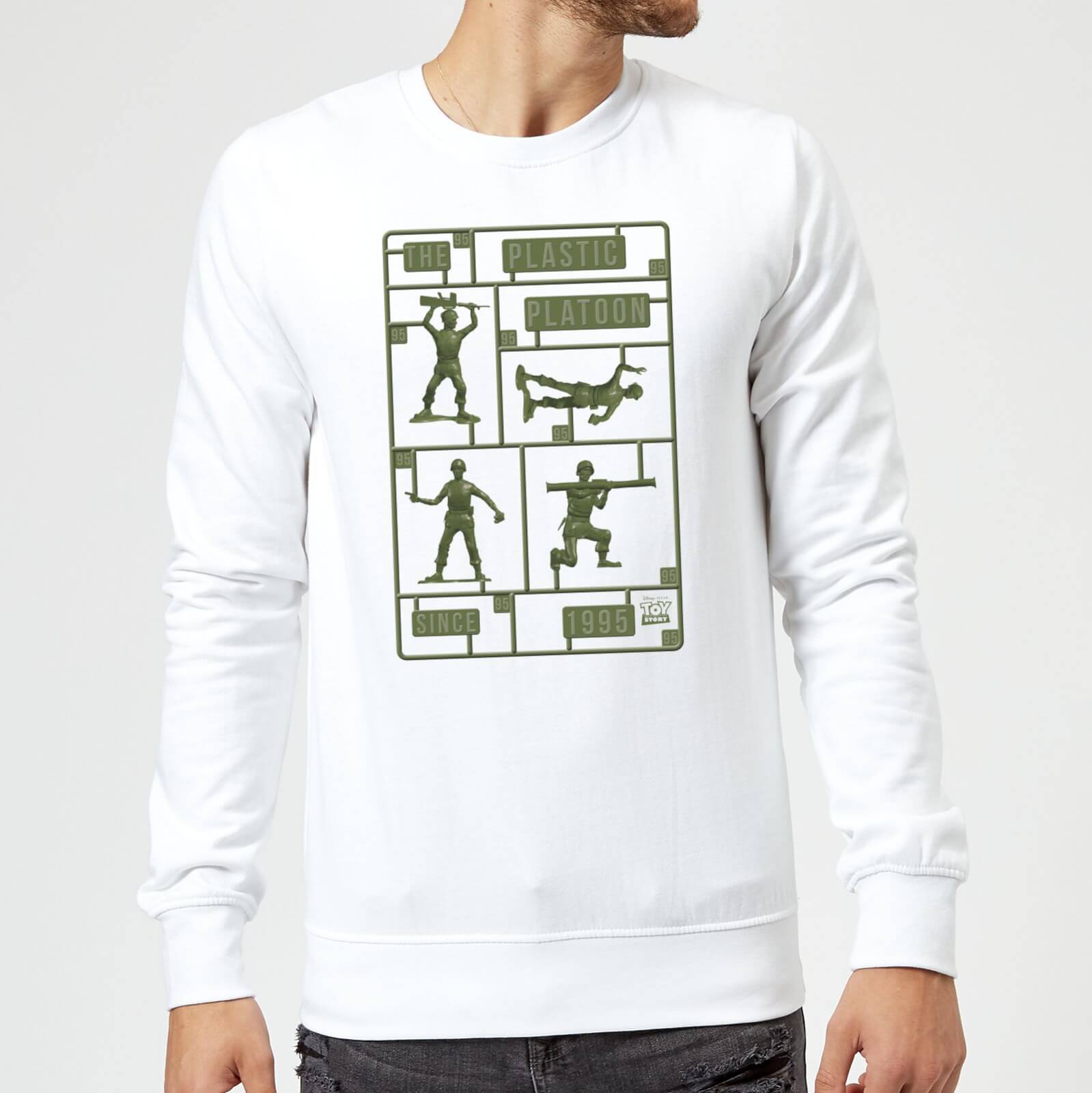 Toy Story Plastic Platoon Sweatshirt - White - L - Bianco