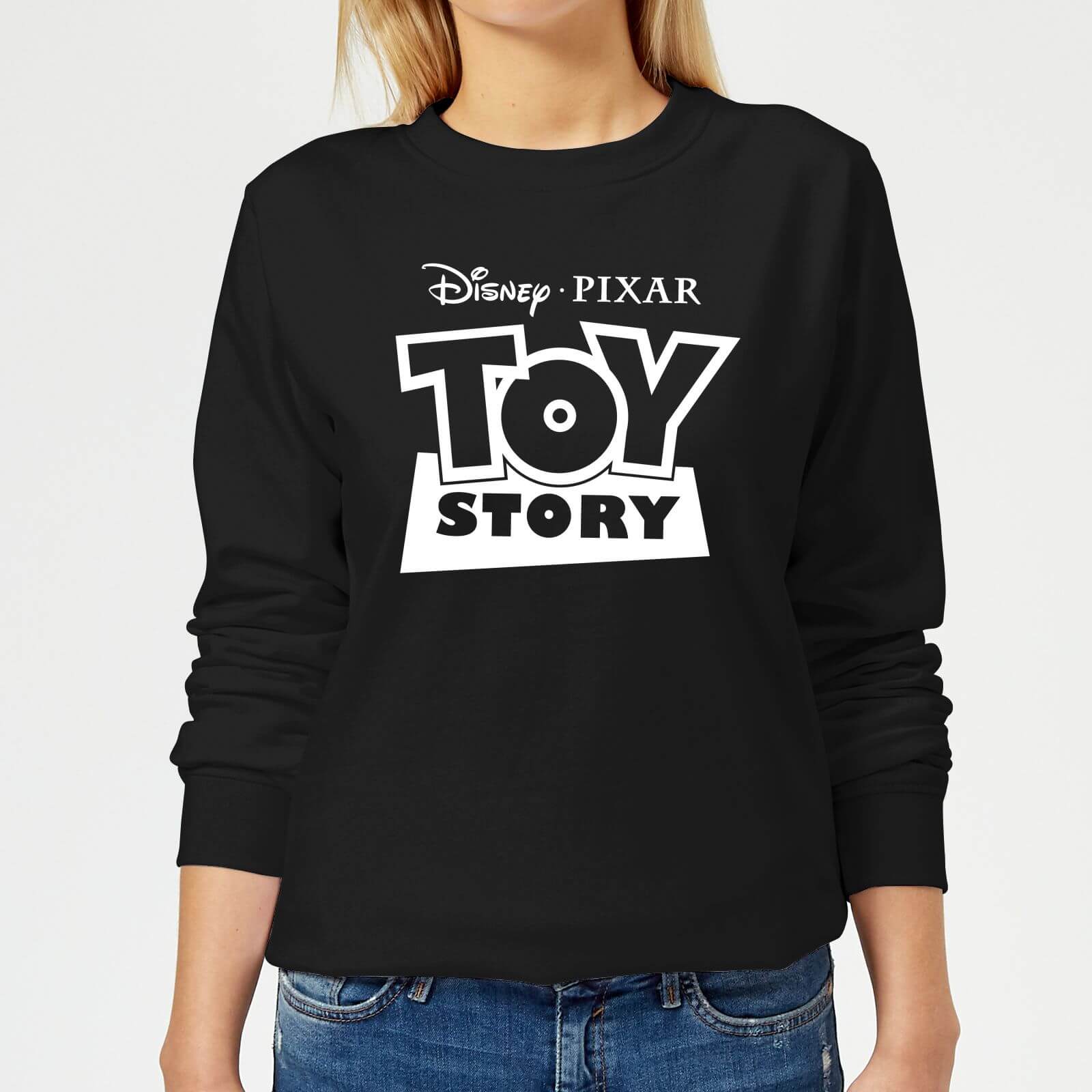 Toy Story Logo Outline Women's Sweatshirt - Black - XS - Black