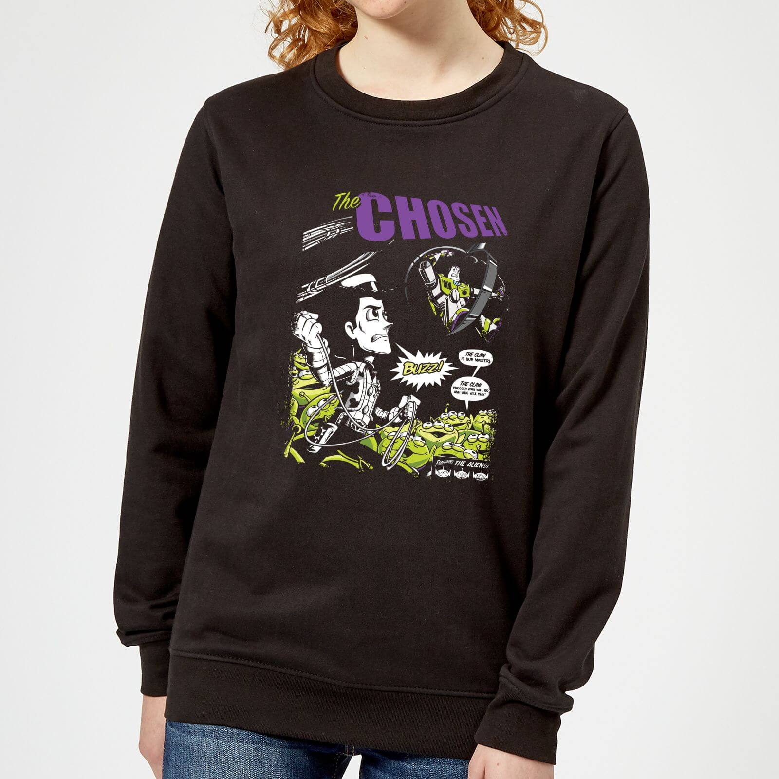 Toy Story Comic Cover Damen Pullover - Schwarz - L