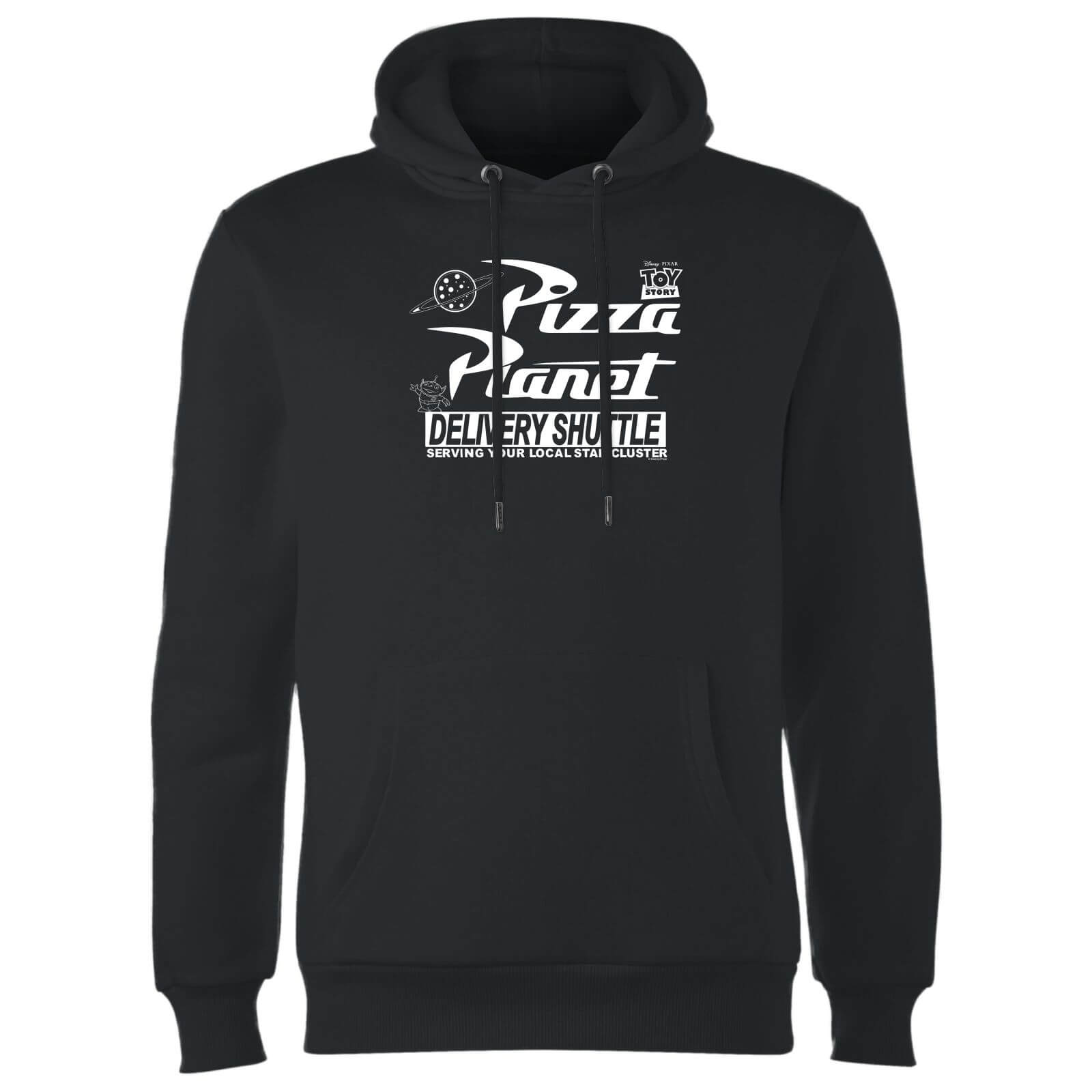 Toy Story Pizza Planet Logo Hoodie - Black - S